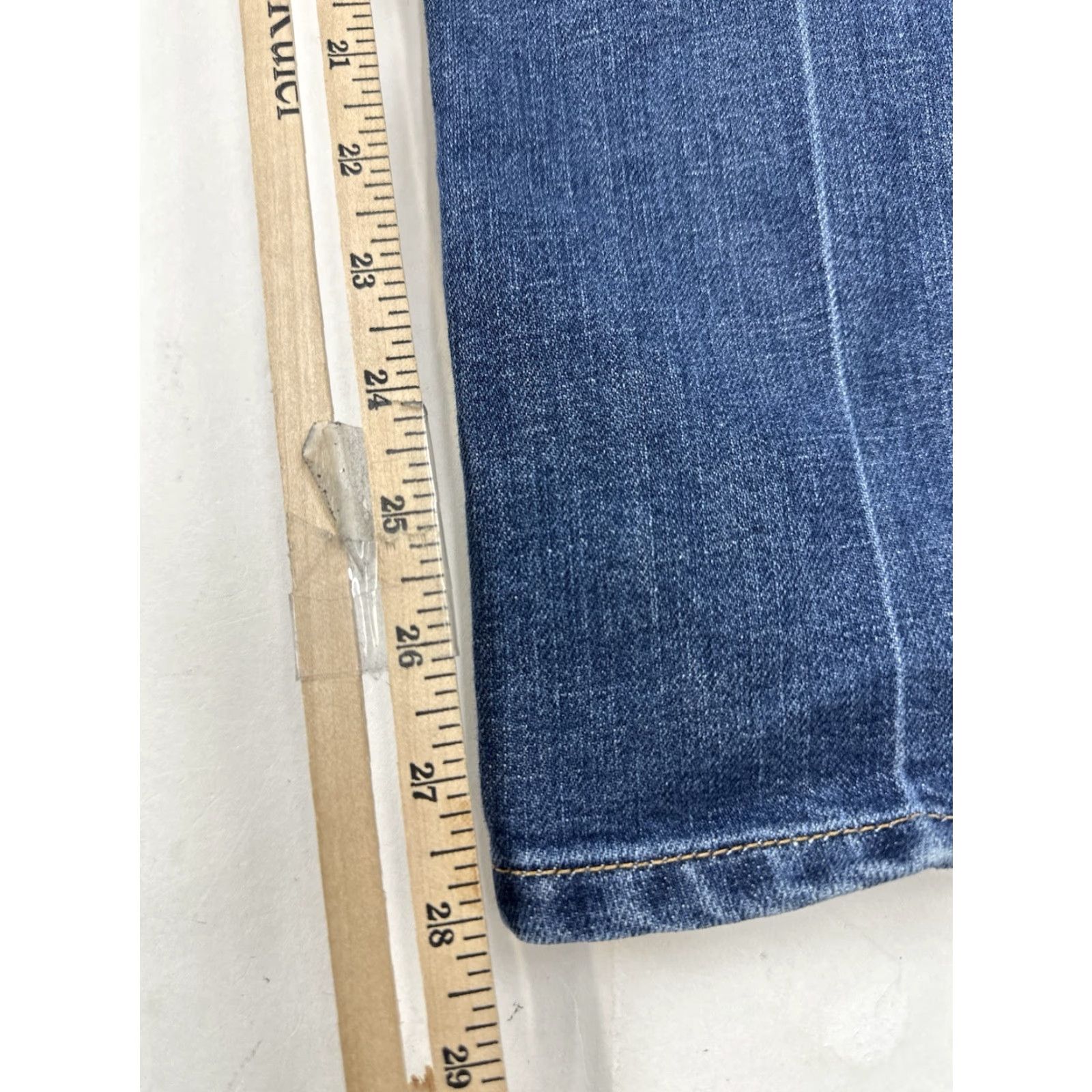 Gap Gap Jeans Women’s 6 Low Rise Boot Cut Faded Blue Denim Slim Pockets // Size 28" / US 6 / IT 42 - 6 Thumbnail
