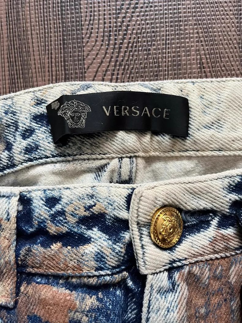 Versace Versace Violent yellow mud jeans Size US 29 - 3 Thumbnail