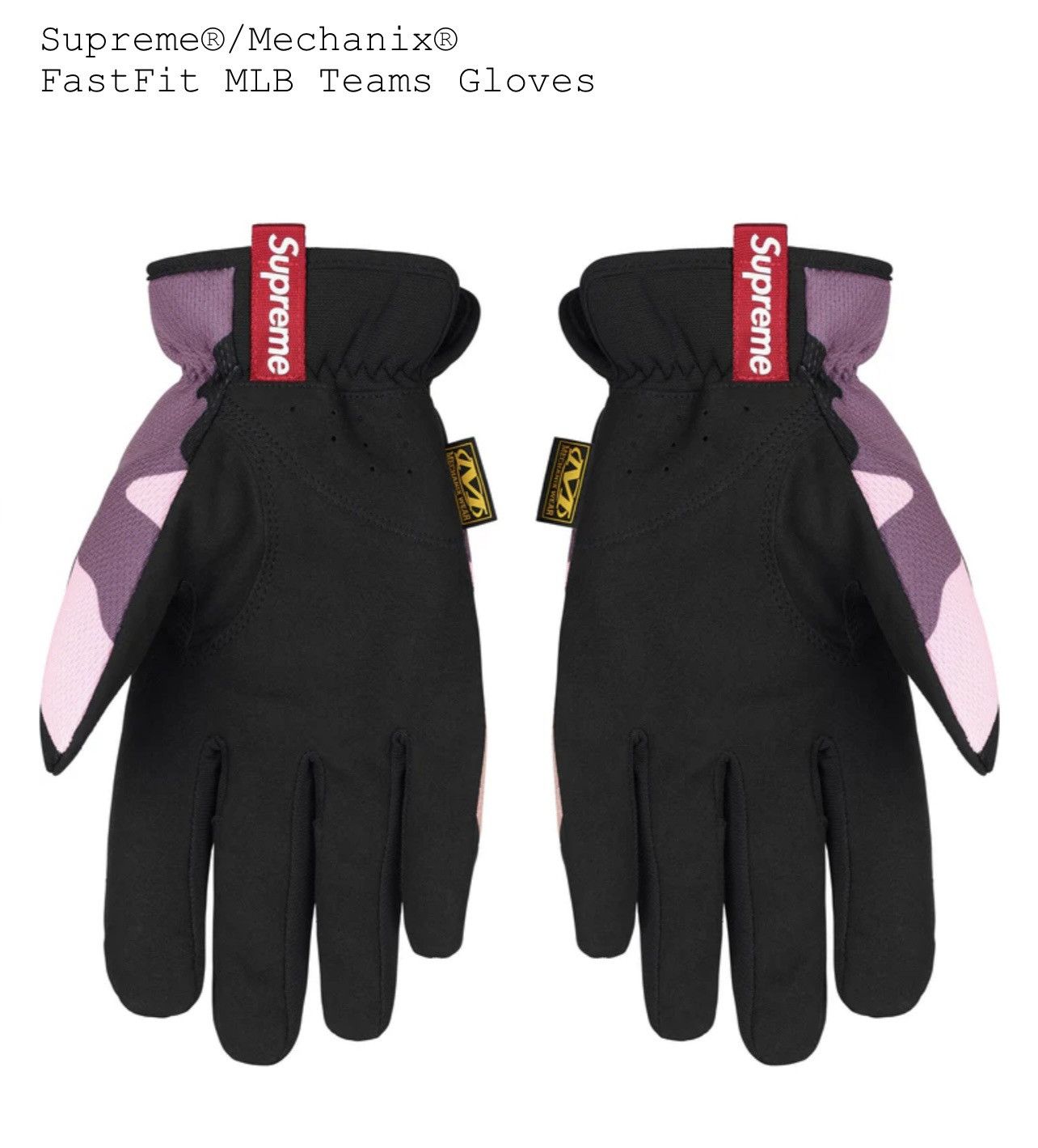 MLB × Supreme Supreme®/Mechanix® FastFit MLB Teams Gloves Size ONE SIZE - 3 Thumbnail