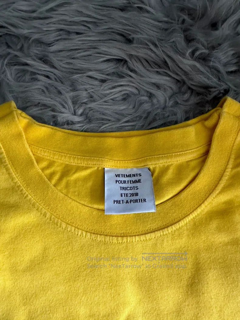 Vetements Vetements short sleeves Size US S / EU 44-46 / 1 - 3 Thumbnail
