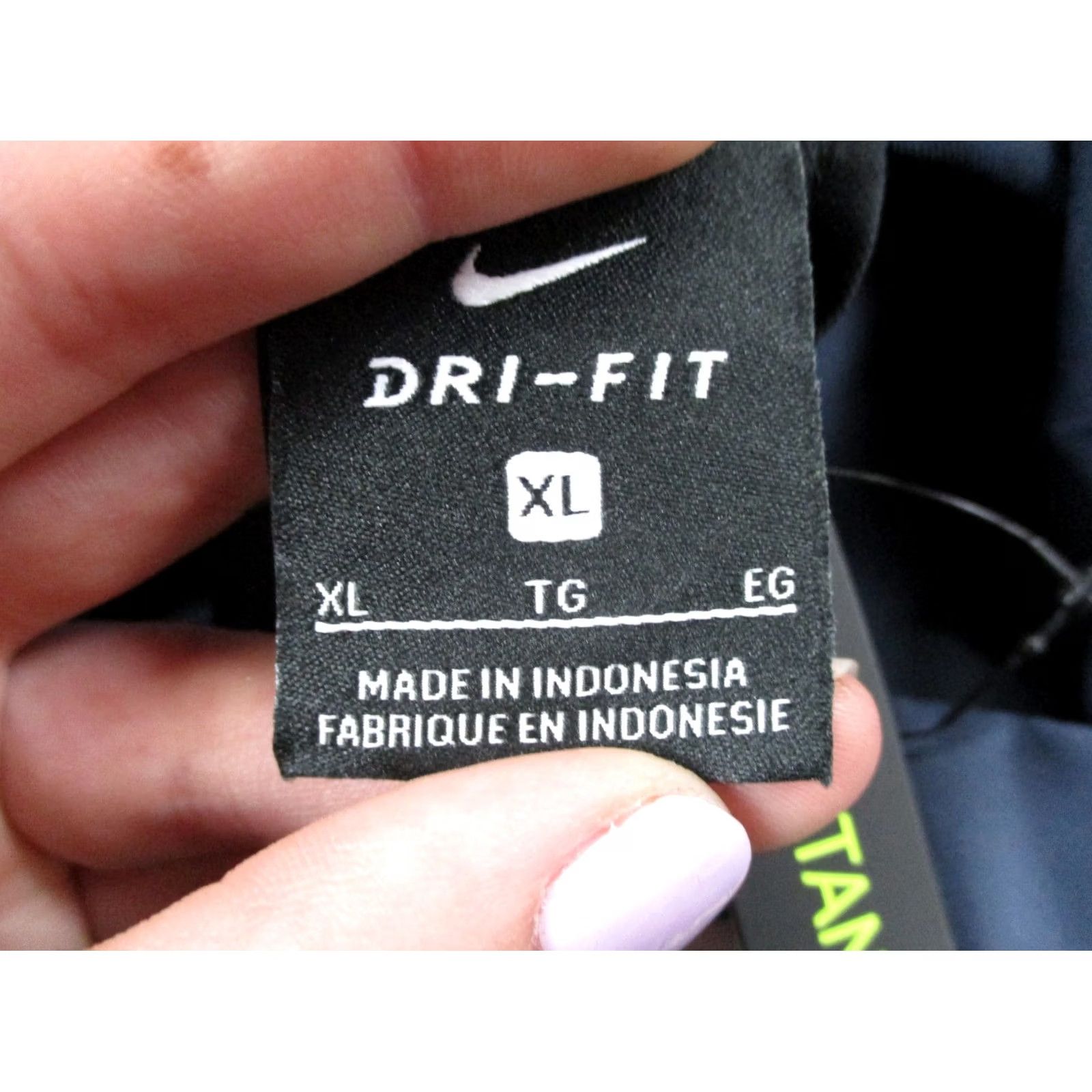 Nike Nike Jacket Mens XL Blue Dri Fit Full Zip Windbreaker Pockets Logo Athletic Regular Size Type Jacket 928010 NEW Size US XL / EU 56 / 4 - 6 Thumbnail