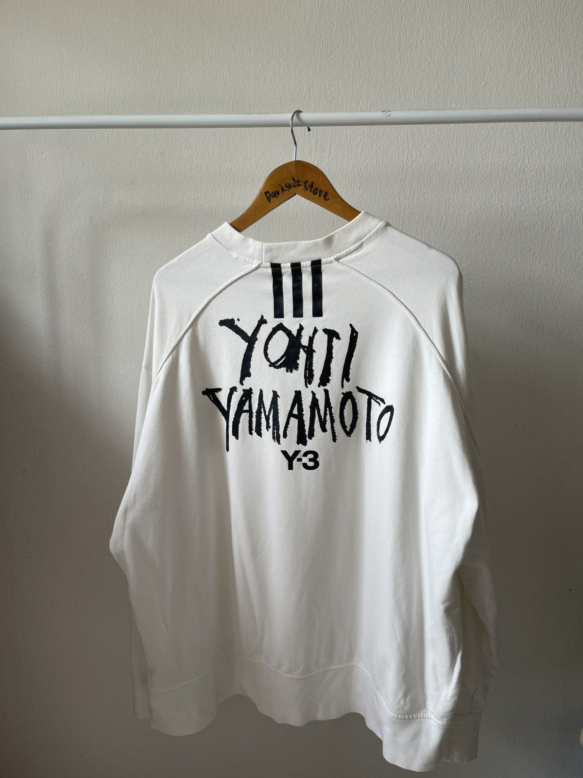 Yohji Yamamoto Yohji Yamamoto Y-3 Signature Sweatshirt Size US L / EU 52-54 / 3 - 1 Thumbnail