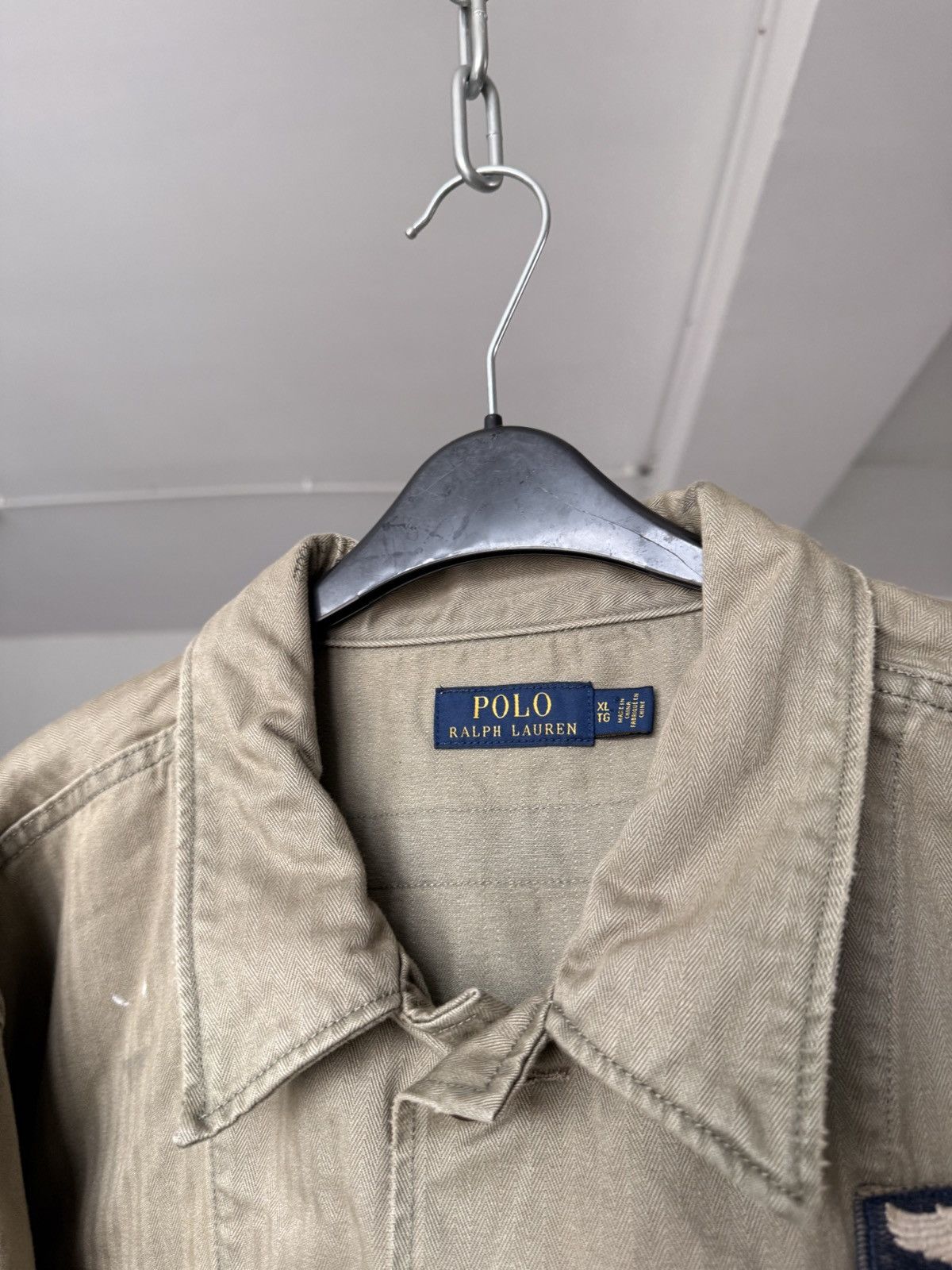 Polo Ralph Lauren RARE Polo Ralph Lauren Military Overshirt Jacket Size US XL / EU 56 / 4 - 13 Thumbnail
