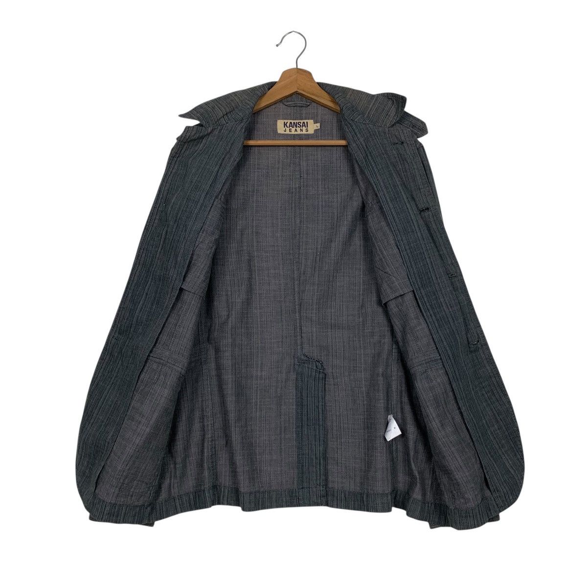 Kansai Yamamoto Kansai Jeans Hickory Casual Jacket Size US M / EU 48-50 / 2 - 11 Thumbnail