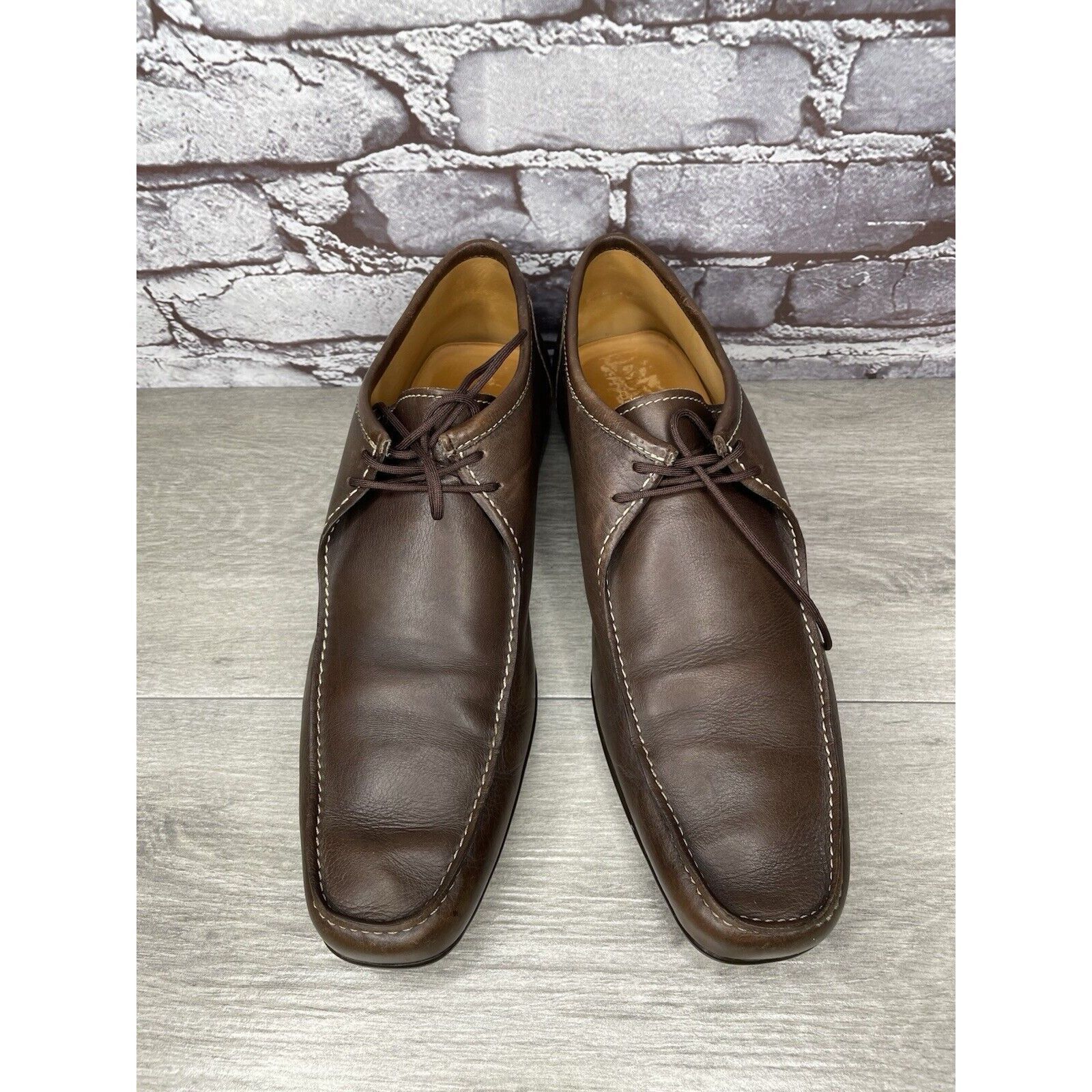 J.M. Weston J.M. WESTON Brown Leather 629 CHUKKA Dress Shoes Men’s Sz 10 Size US 11 / EU 44 - 2 Thumbnail
