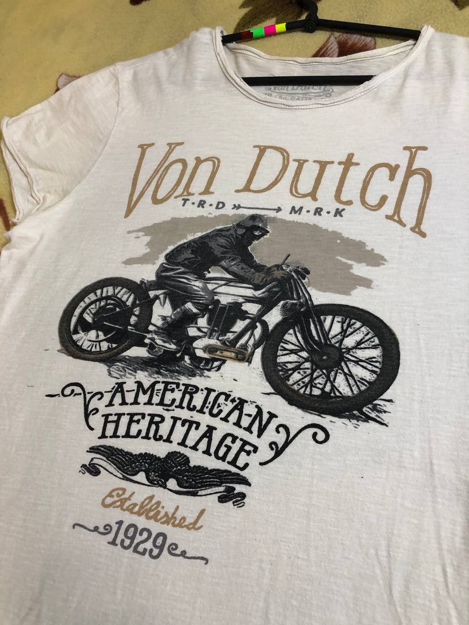 Von Dutch Von Dutch Motor Co PaintShop T Shirt Motorcycle Print Size US L / EU 52-54 / 3 - 8 Thumbnail