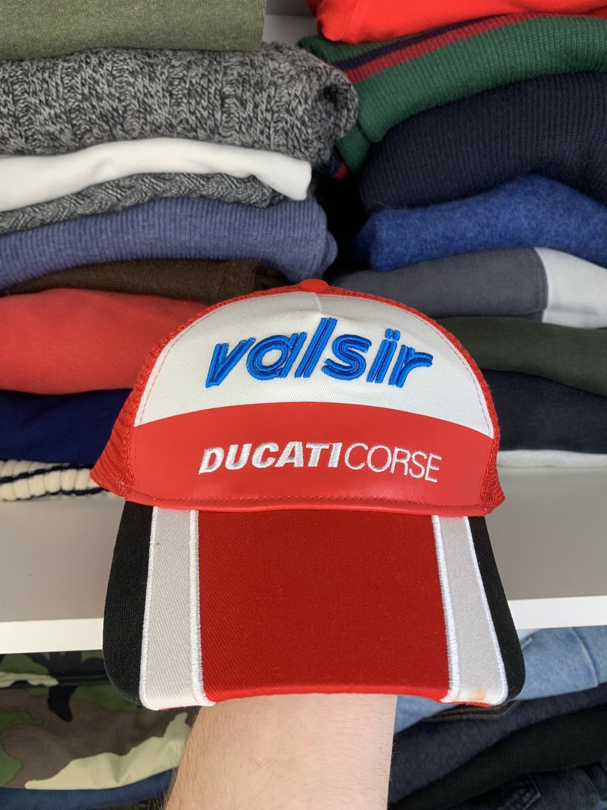 Ducati Ducati Corse Racing Cap Hat Size ONE SIZE - 4 Thumbnail