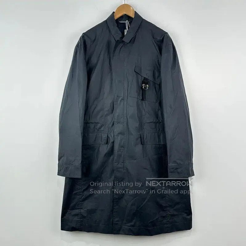 Dior Dior Navy Long Cotton Coat for Men . Size US XL / EU 56 / 4 - 1 Thumbnail