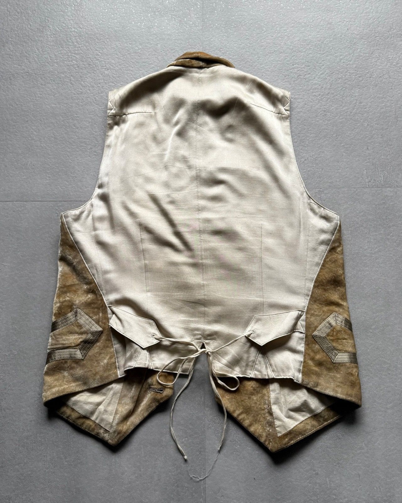 Number (N)ine SS2009 NUMBER (N)INE 'The Lonesome Heroes' velour vest Size 46L - 5 Thumbnail
