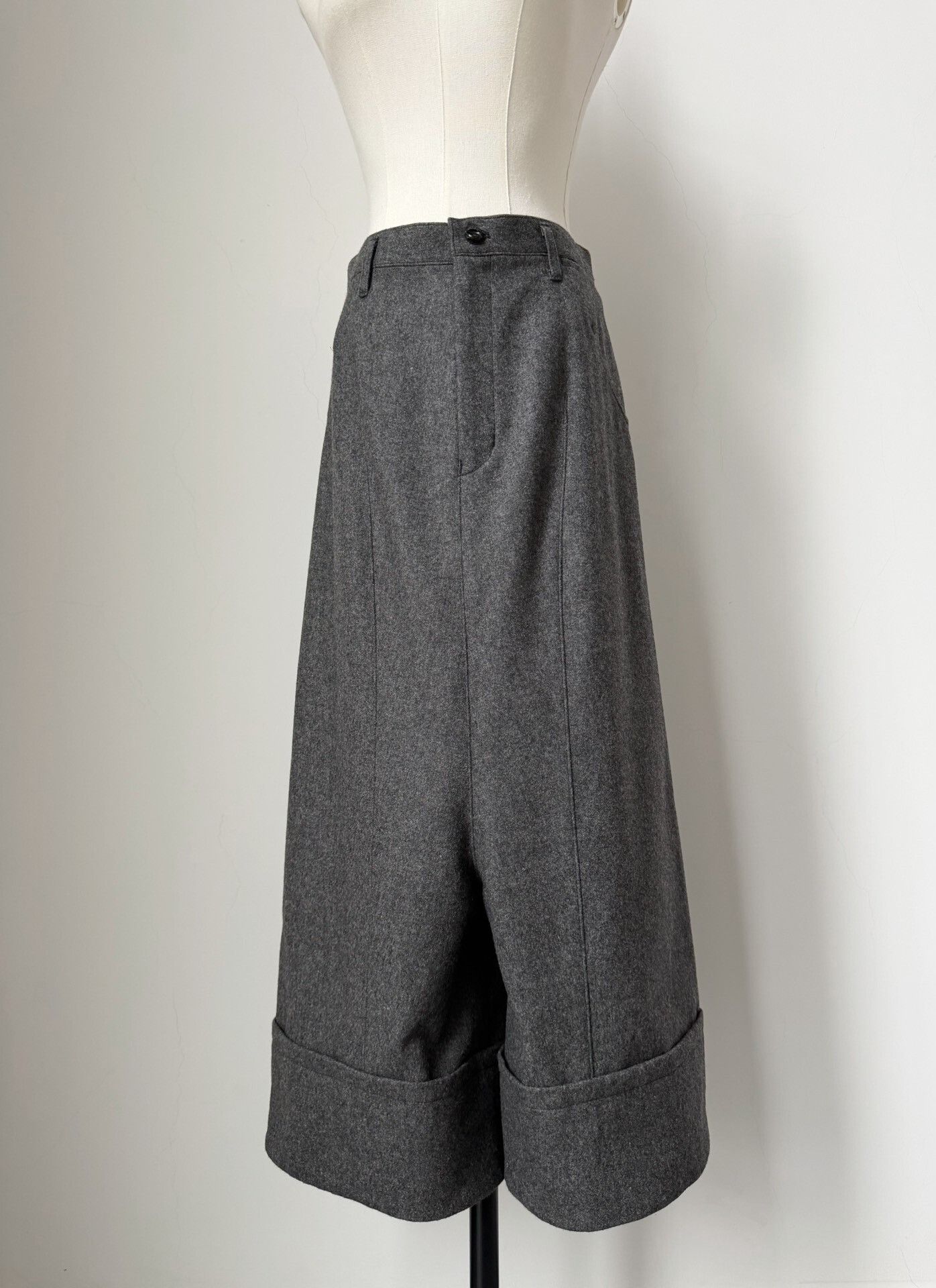 Rei Kawakubo Comme des Garçons 2014 Tricot Low-Rise Pants Size 22" - 1 Thumbnail