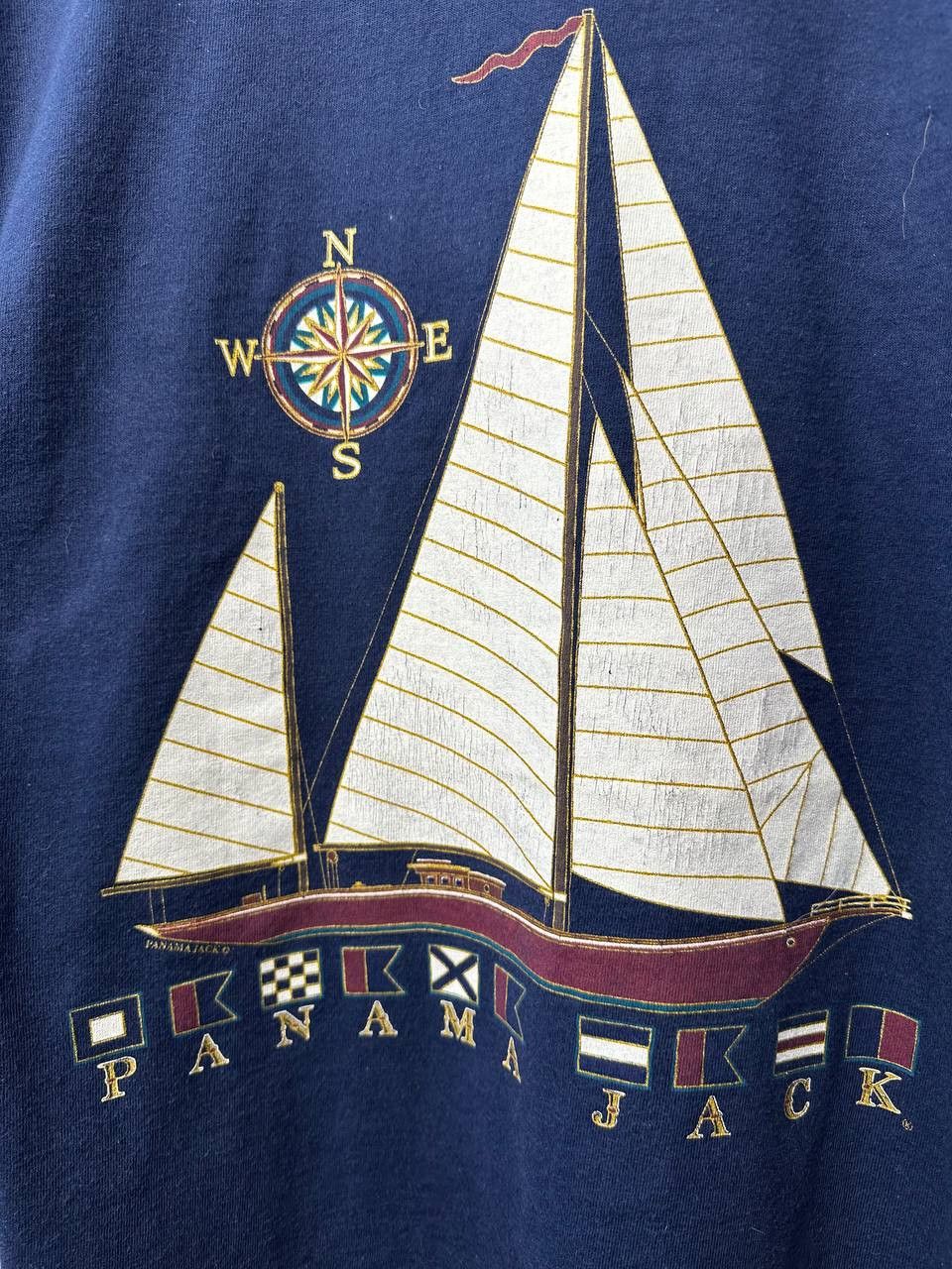 Panama Jack Panama Jack Vintage 80’s T-Shirt USA Sails and Compass Size US L / EU 52-54 / 3 - 8 Thumbnail