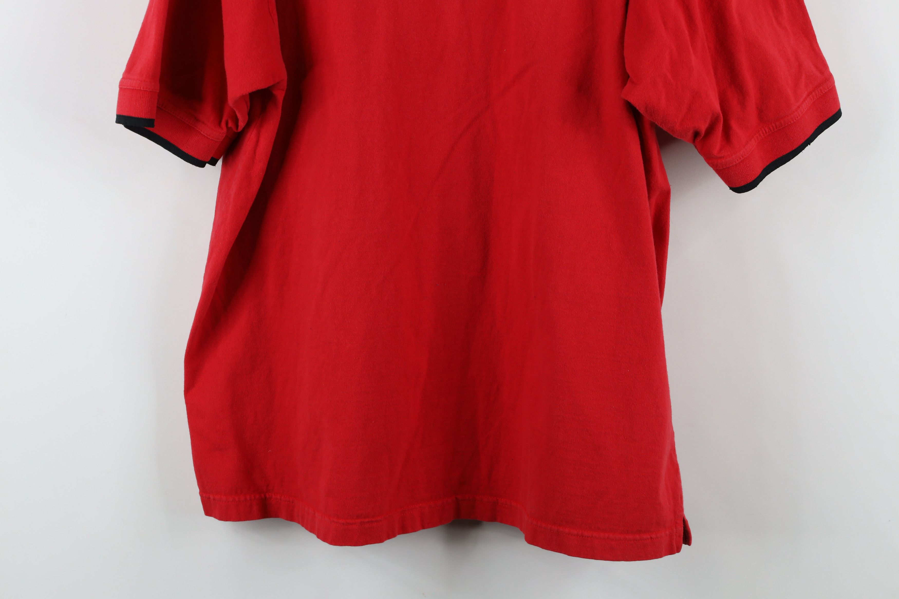 Vintage Vintage 90s Script Ohio State University Football Polo Red Size US L / EU 52-54 / 3 - 8 Thumbnail