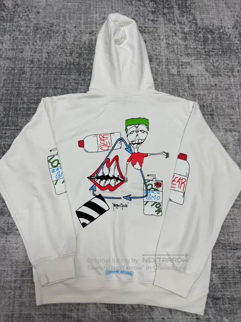 Chrome Hearts CHROME HEARTS Size XL Graffiti hooded sweater Size US XL / EU 56 / 4 - 2 Thumbnail