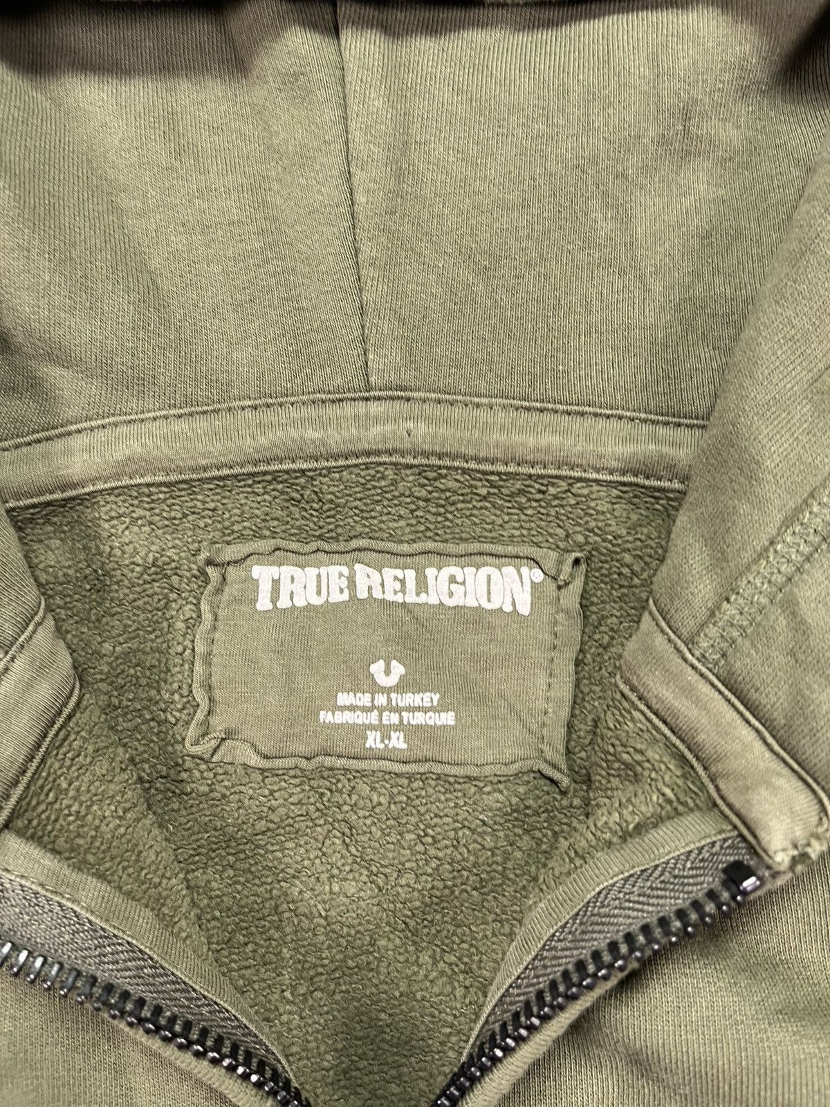 True Religion Rare True Religion Los Angeles Metal Logo Zipper Hoodie XL Size US XL / EU 56 / 4 - 8 Thumbnail