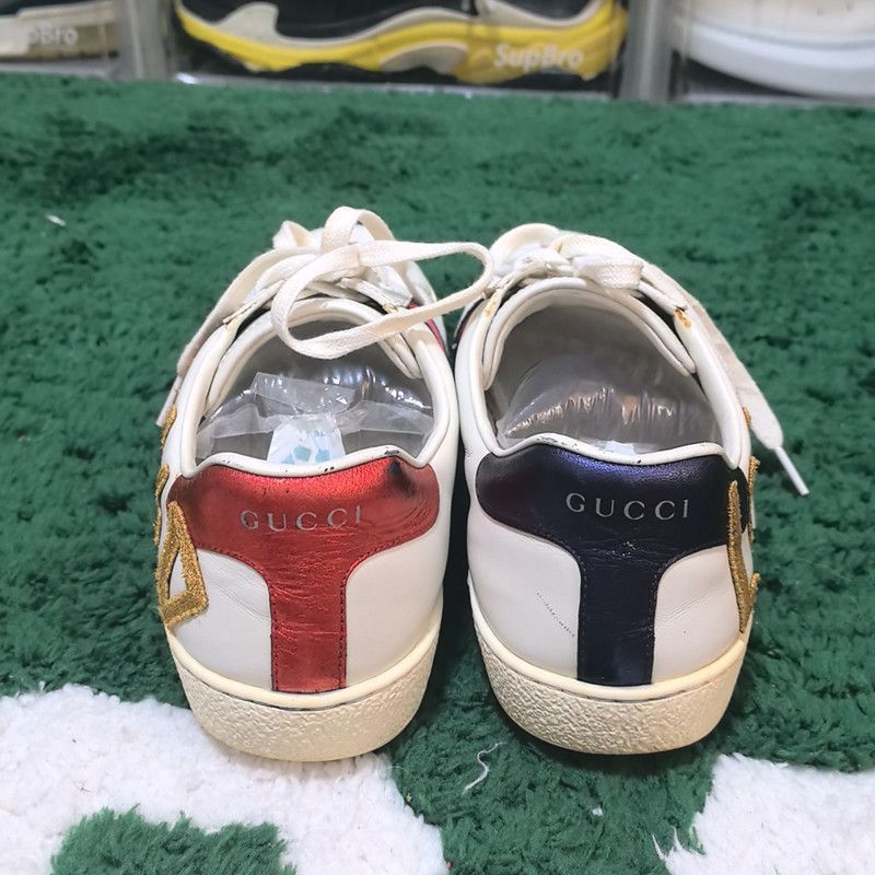 Gucci Gucci Ace Embroidered Love Sneakers for Men Size US 8 / EU 41 - 3 Thumbnail