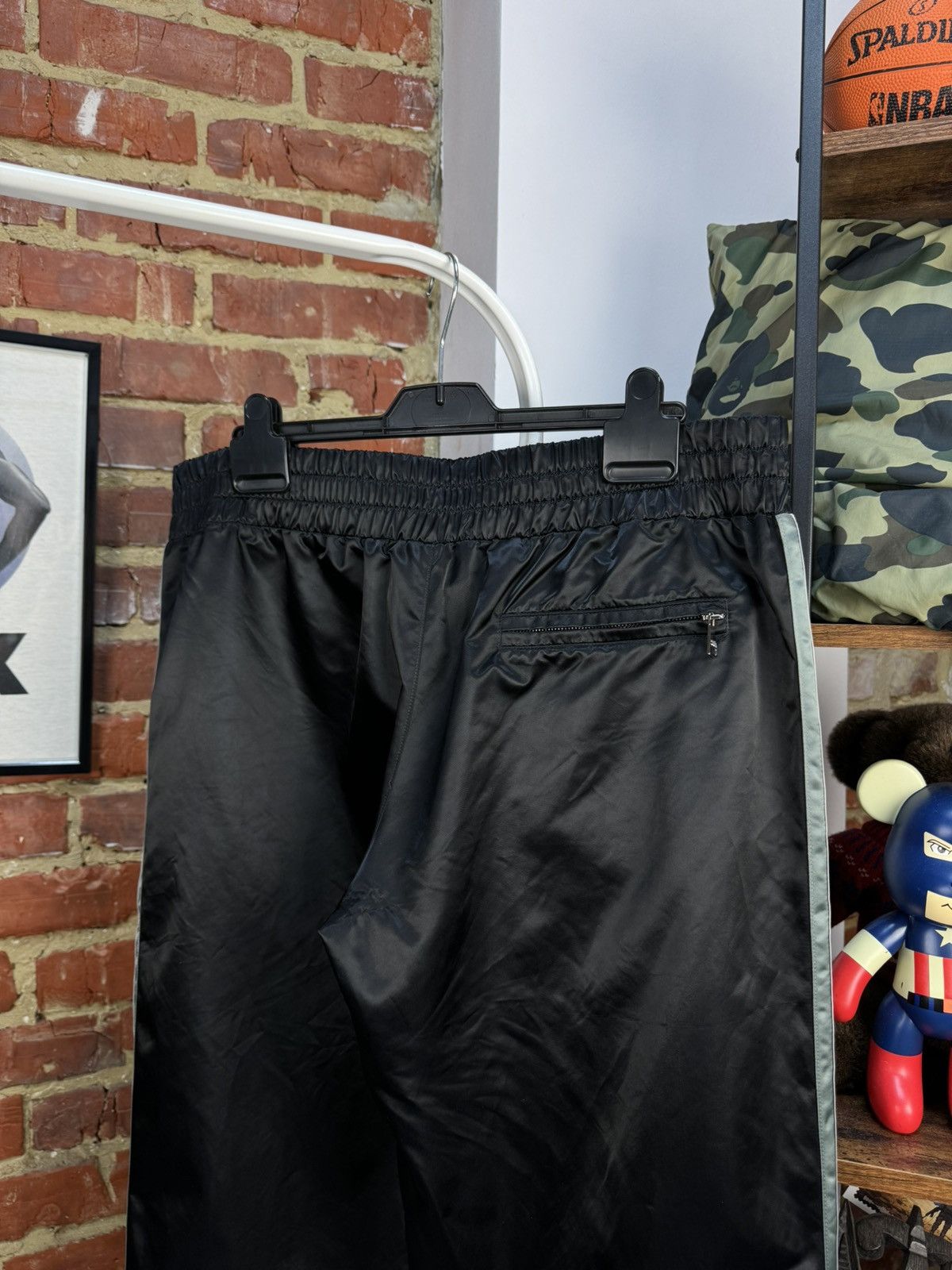 Designer × Dolce & Gabbana Dolce Gabbana Black Nylon Boxer Pants Three Strip Size US 34 / EU 50 - 11 Thumbnail