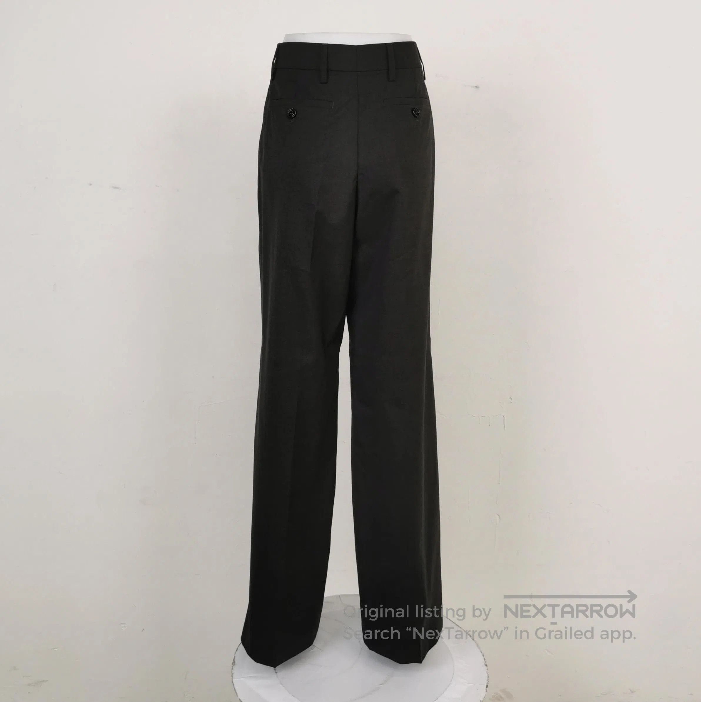 Prada Prada Black Wool High. Size 37" - 2 Thumbnail