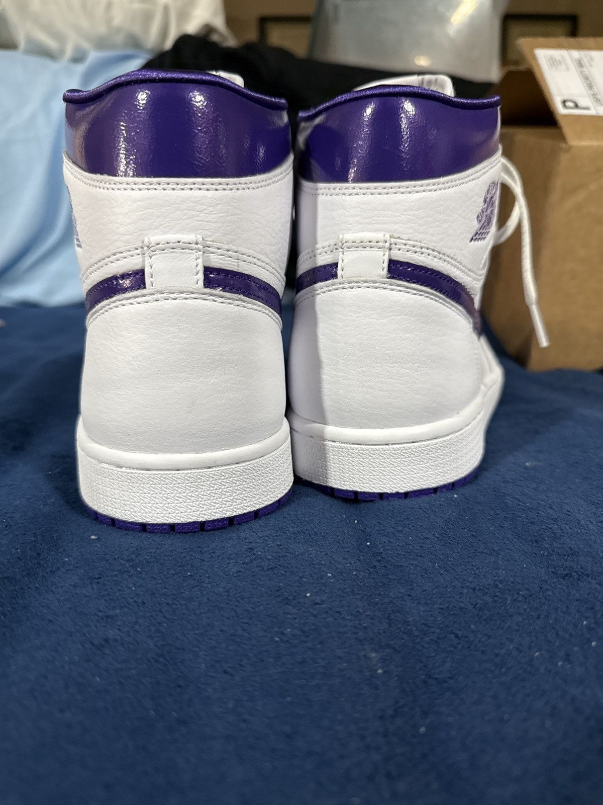Nike Jordan 1 High og Court Purple Size US 11.5 / IT 41.5 - 3 Thumbnail