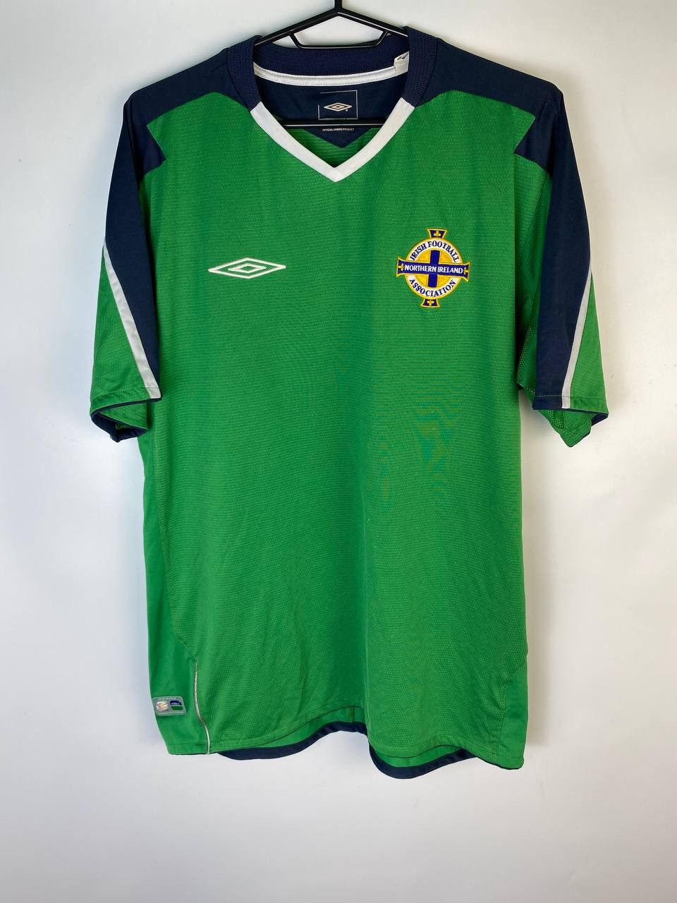Umbro × Vintage Ireland National Team 2006 2007 Home Soccer Shirt Umbro Size US L / EU 52-54 / 3 - 1 Thumbnail