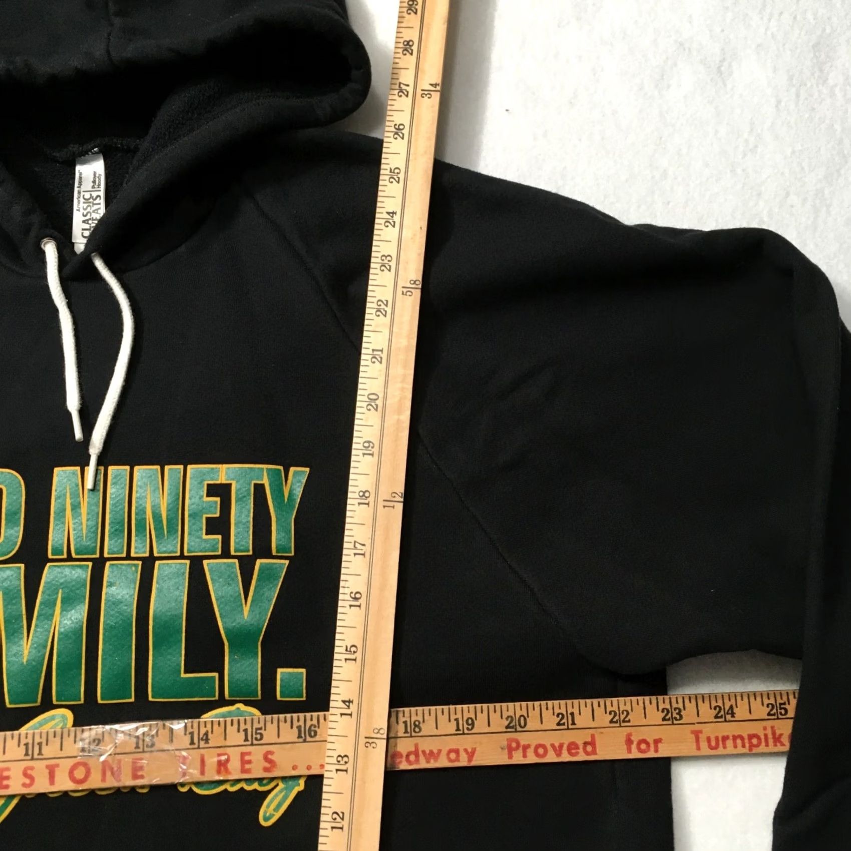 Vintage Green Bay Packers Sweatshirt Black Pullover 2XL HARD NINETY Size US XXL / EU 58 / 5 - 4 Thumbnail