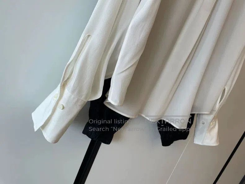 Brunello Cucinelli Brunello Cucinelli White Silk Shirt. Size US S / EU 44-46 / 1 - 7 Thumbnail