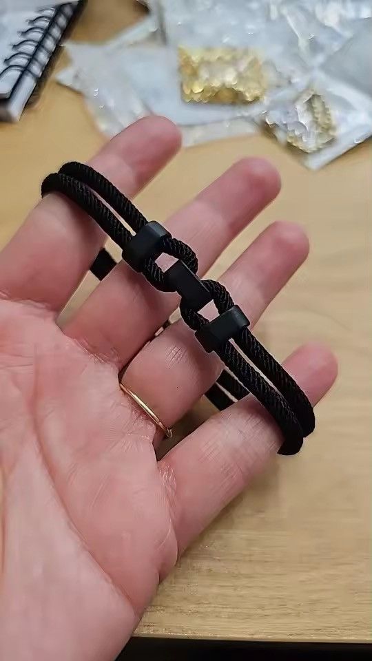 Jewelry Double Thread Rope Bracelet Size ONE SIZE - 3 Thumbnail