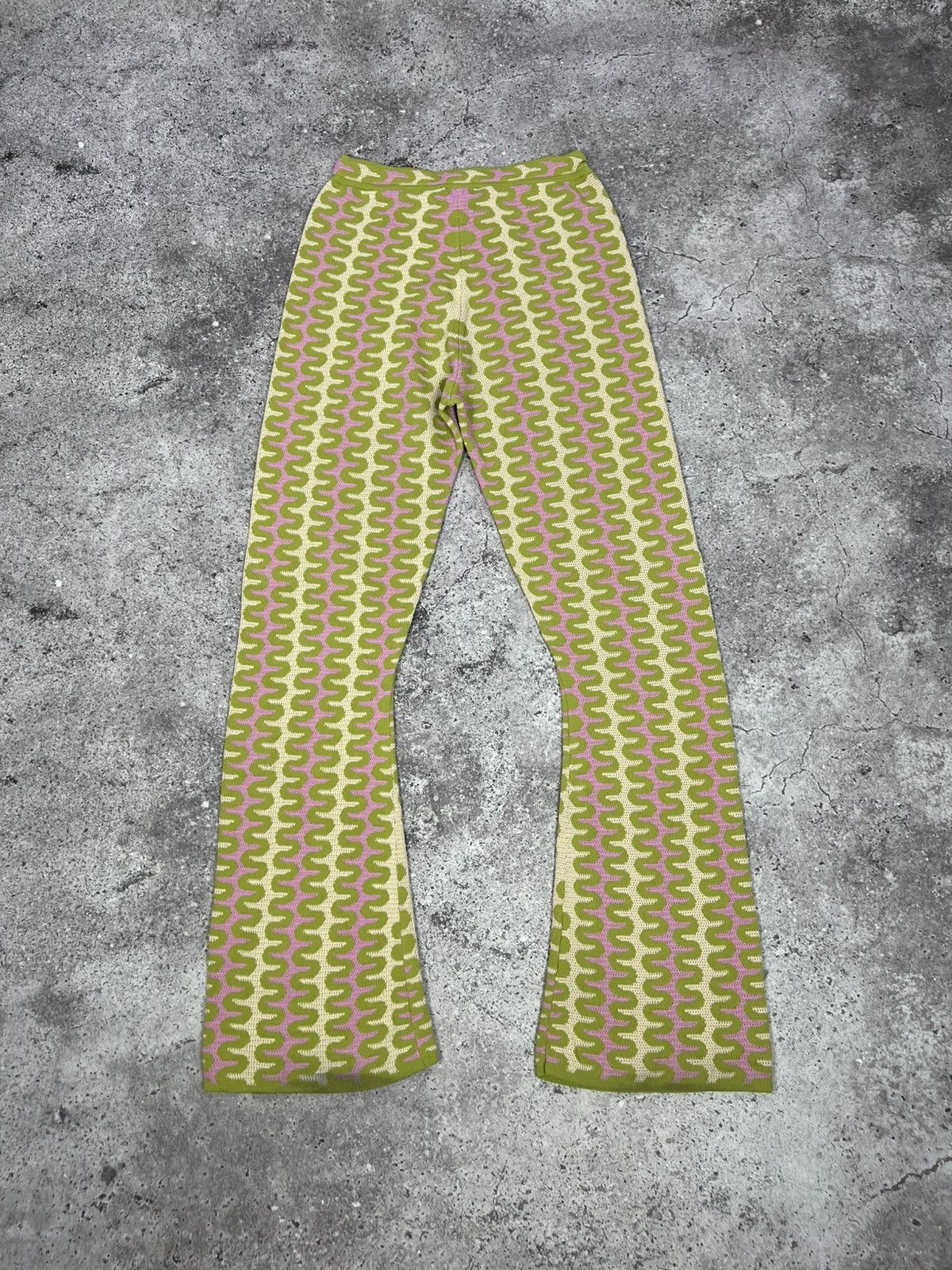 Sandro Sandro Paris Guerin Flare Pants Knit Multicolor Size 26" / US 2 / IT 38 - 9 Thumbnail