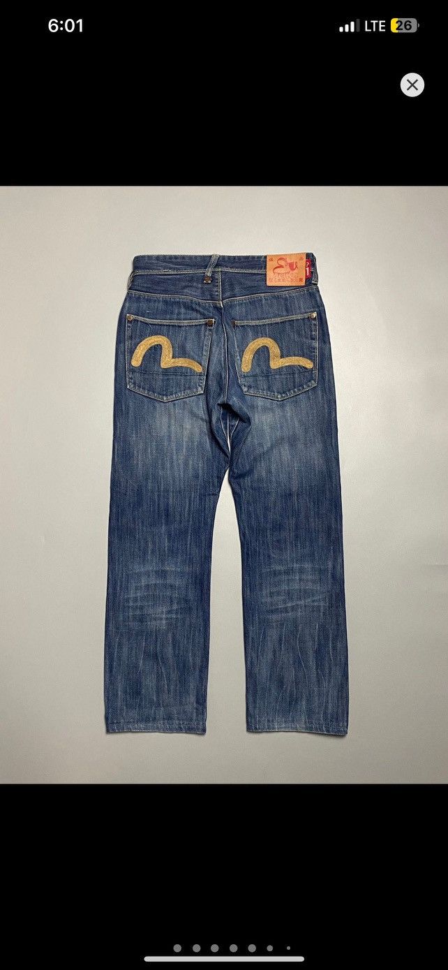 Image of Evisu Blue Jeans in Bleu, Men's (Size 31)