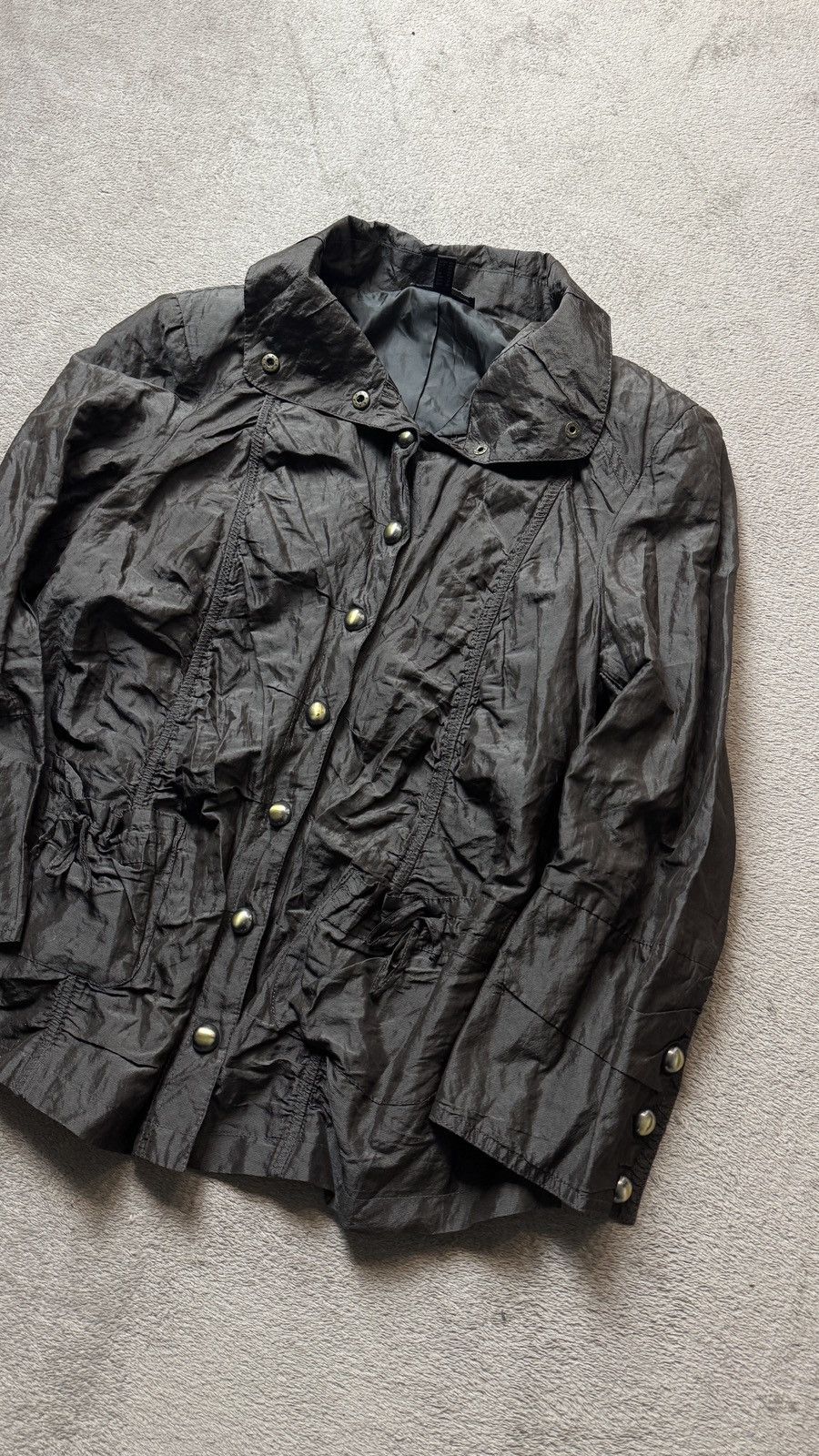 Japanese Brand Y2K Ruffle Silk Metall Button Ups Jacket cdg Steampunk LGB Size XXL / US 16-18 / IT 52-54 - 4 Thumbnail