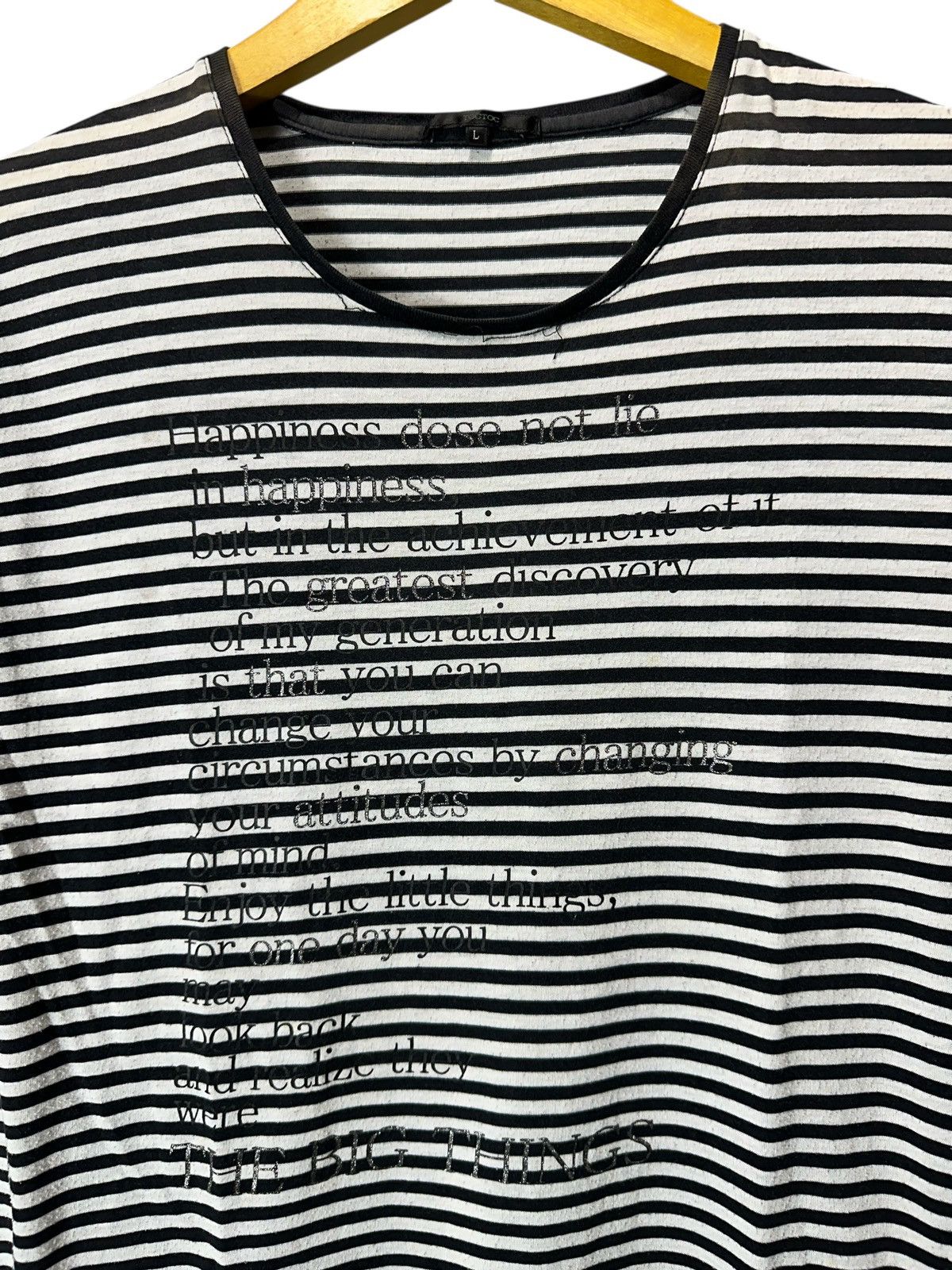 Hysteric Glamour STRIPED POEM LONG SLEEVE IFSIXWASNINE LGB STYLE Size M / US 6-8 / IT 42-44 - 2 Thumbnail