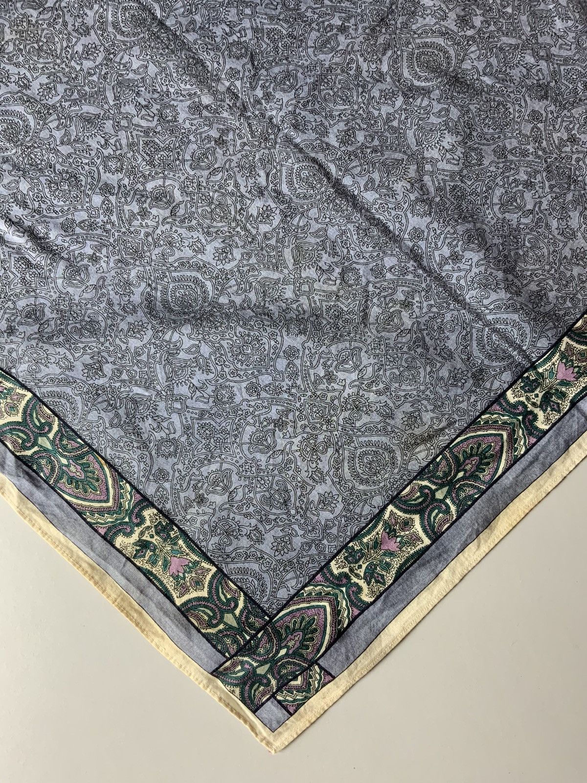 Vintage Rudolph Valentino Monogram Bandana handkerchief Size ONE SIZE - 6 Thumbnail