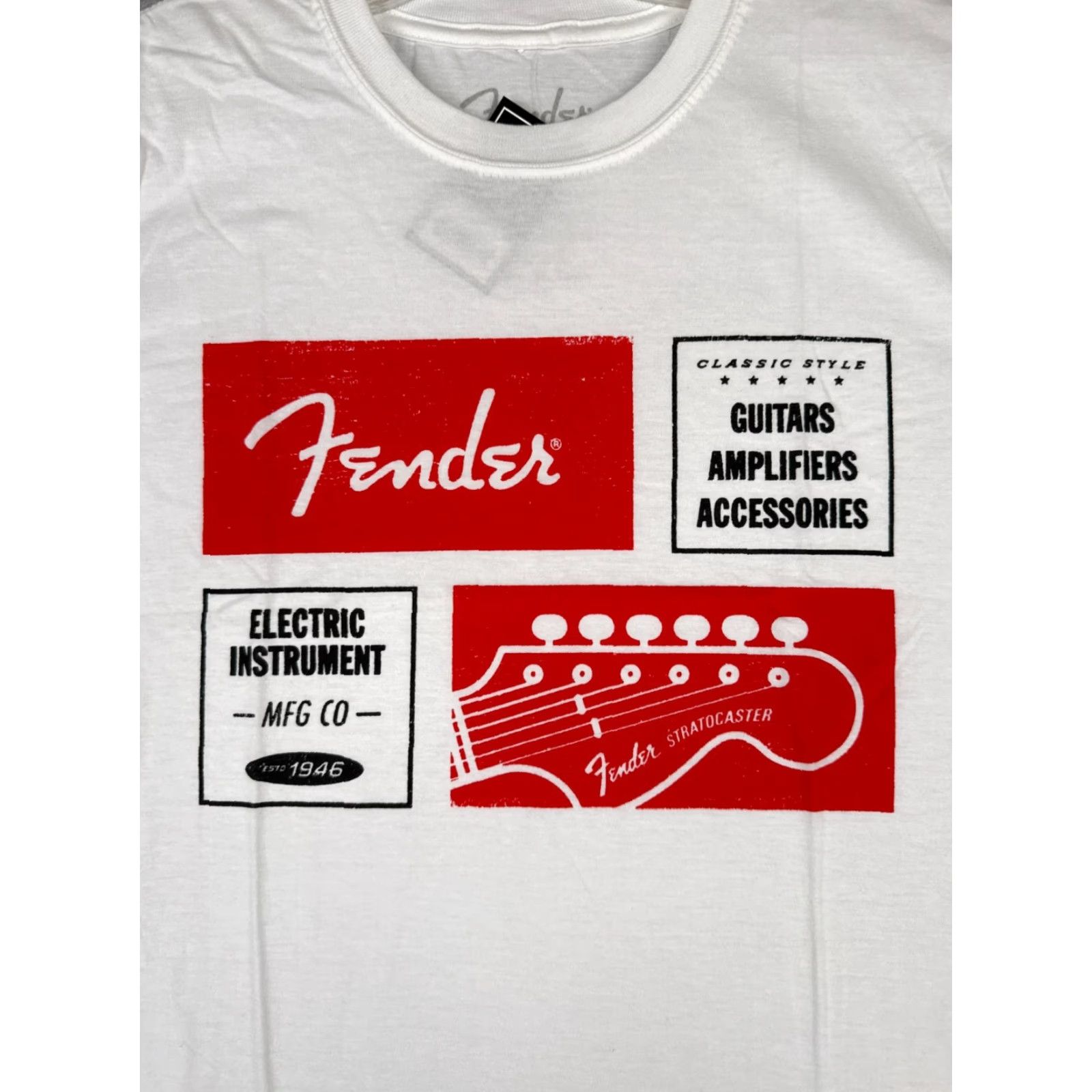 Fender Fender Shirt Men Medium White Red Guitar 1964 Stratocaster 100% Cotton TAGS Shirt Men Medium White Red Guitar 1964 Stratocaster 100% Cotton TAGS Size US M / EU 48-50 / 2 - 6 Thumbnail