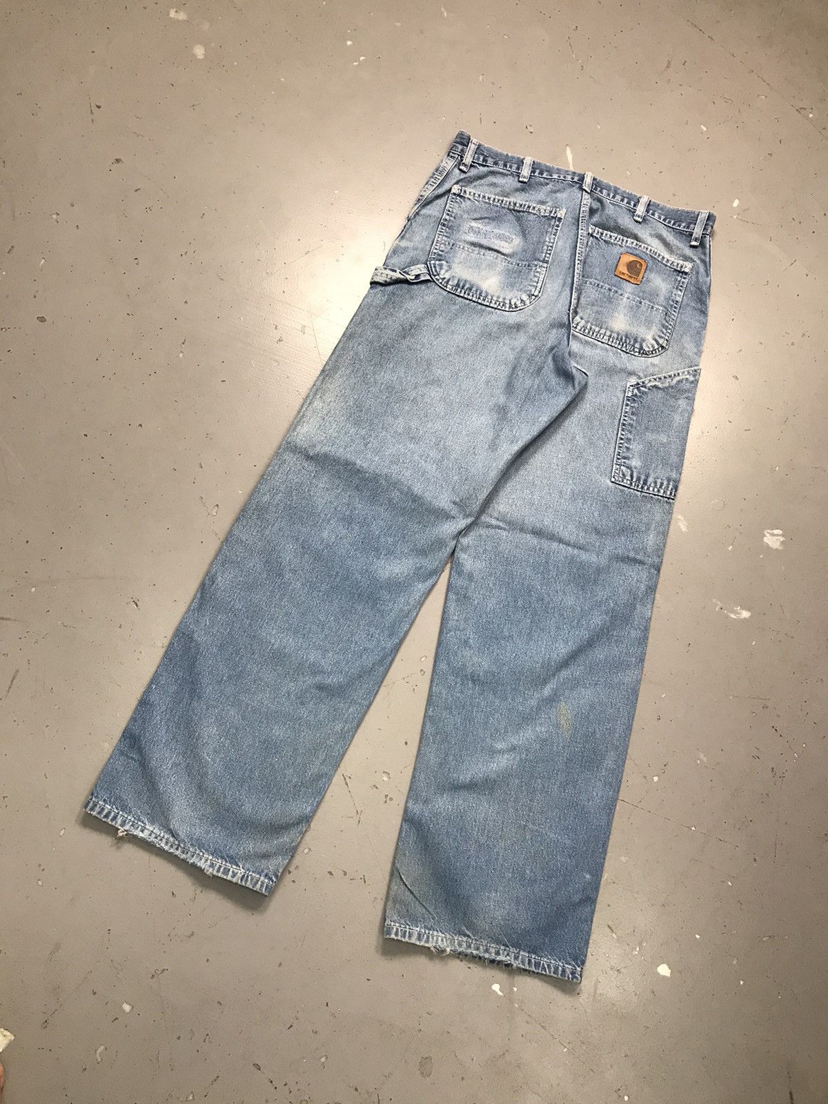 Carhartt 90s Vintage Carhartt carpenter denim workwear Size US 34 / EU 50 - 11 Thumbnail