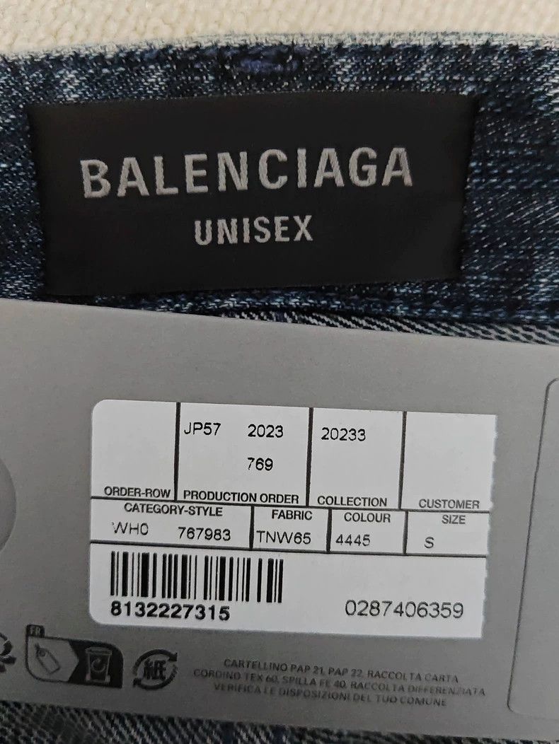Balenciaga Balenciaga size S Four-leg DOUBLE SIDE jeans Size US 26 / EU 42 - 5 Thumbnail