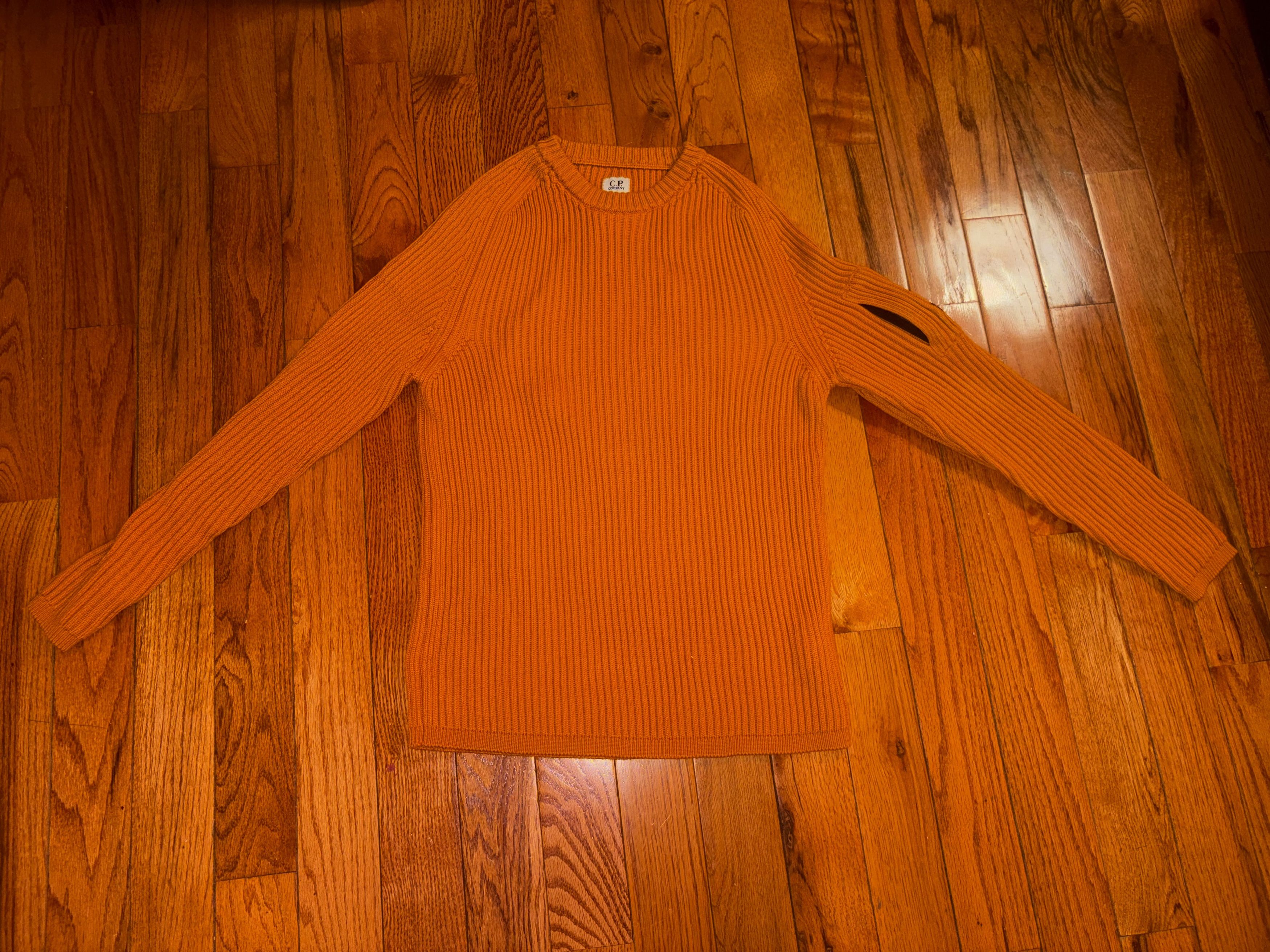 C.P. Company Orange CP Company Goggle Sweater Size US XL / EU 56 / 4 - 1 Preview