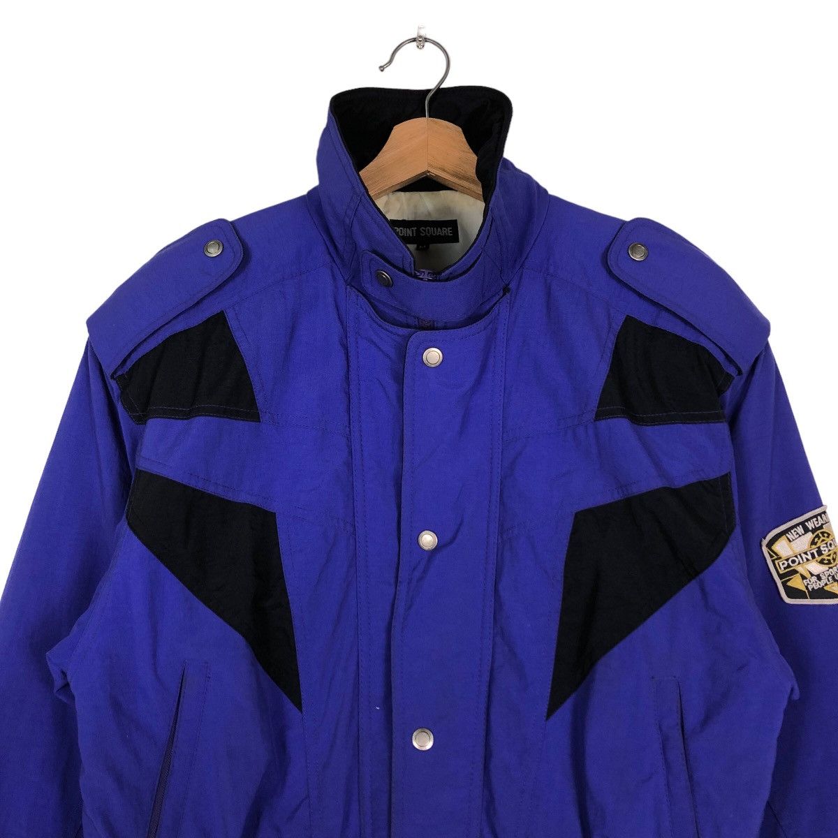 Hysteric Glamour 🔥Vintage Cropped Biker Jacket Ski Square Point Japan Size US M / EU 48-50 / 2 - 3 Thumbnail