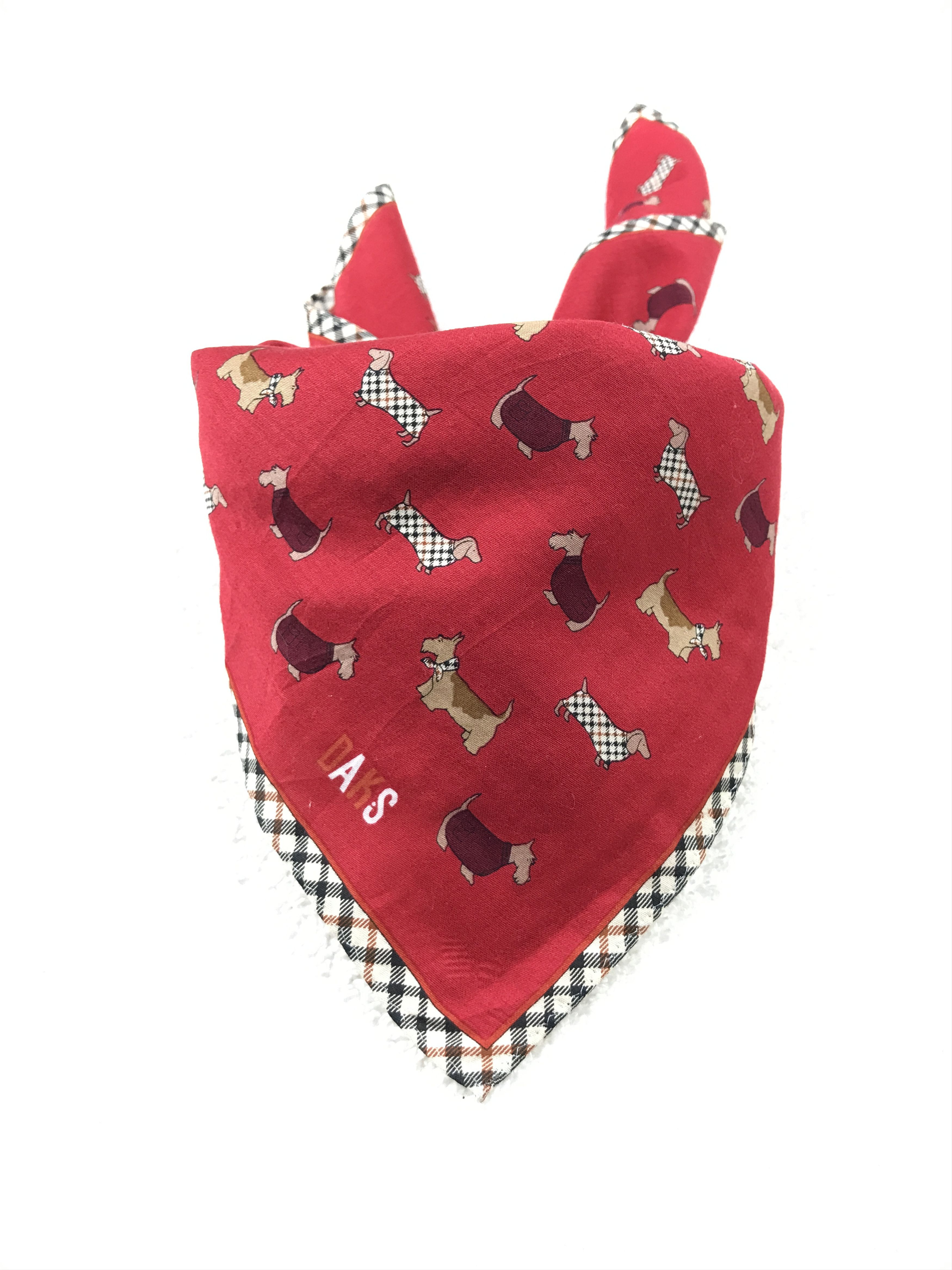 DAKS × Designer × Vintage Vintage DAKS Bandana Neckerchief Handkerchief Size ONE SIZE - 3 Thumbnail