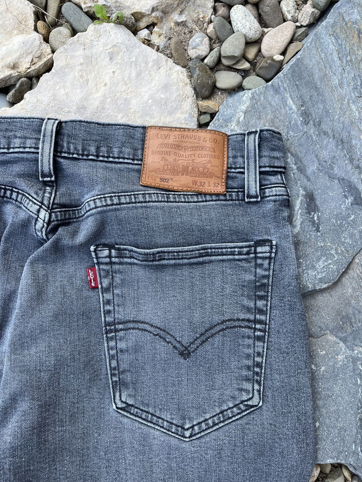Jean × Levi's Levi’s 502 jeans 32x32 pants classic stone grey trousers Size US 32 / EU 48 - 12 Thumbnail