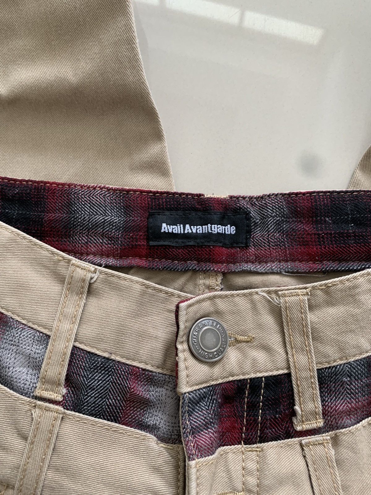 If Six Was Nine Avail Avant Garde Double Waist Flannel Pants Size US 30 / EU 46 - 4 Thumbnail
