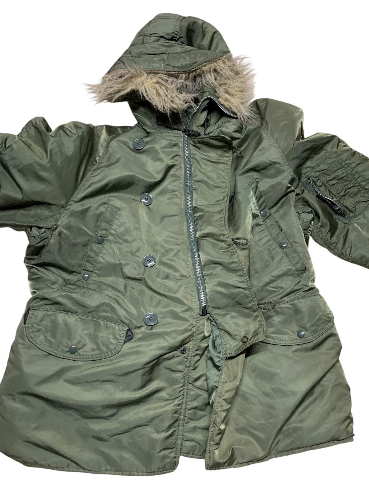 Alpha Industries ALPHA INDUSTRIES KNOX ARMORY SAGA GREEN PARKA JACKET Size US XXL / EU 58 / 5 - 8 Thumbnail