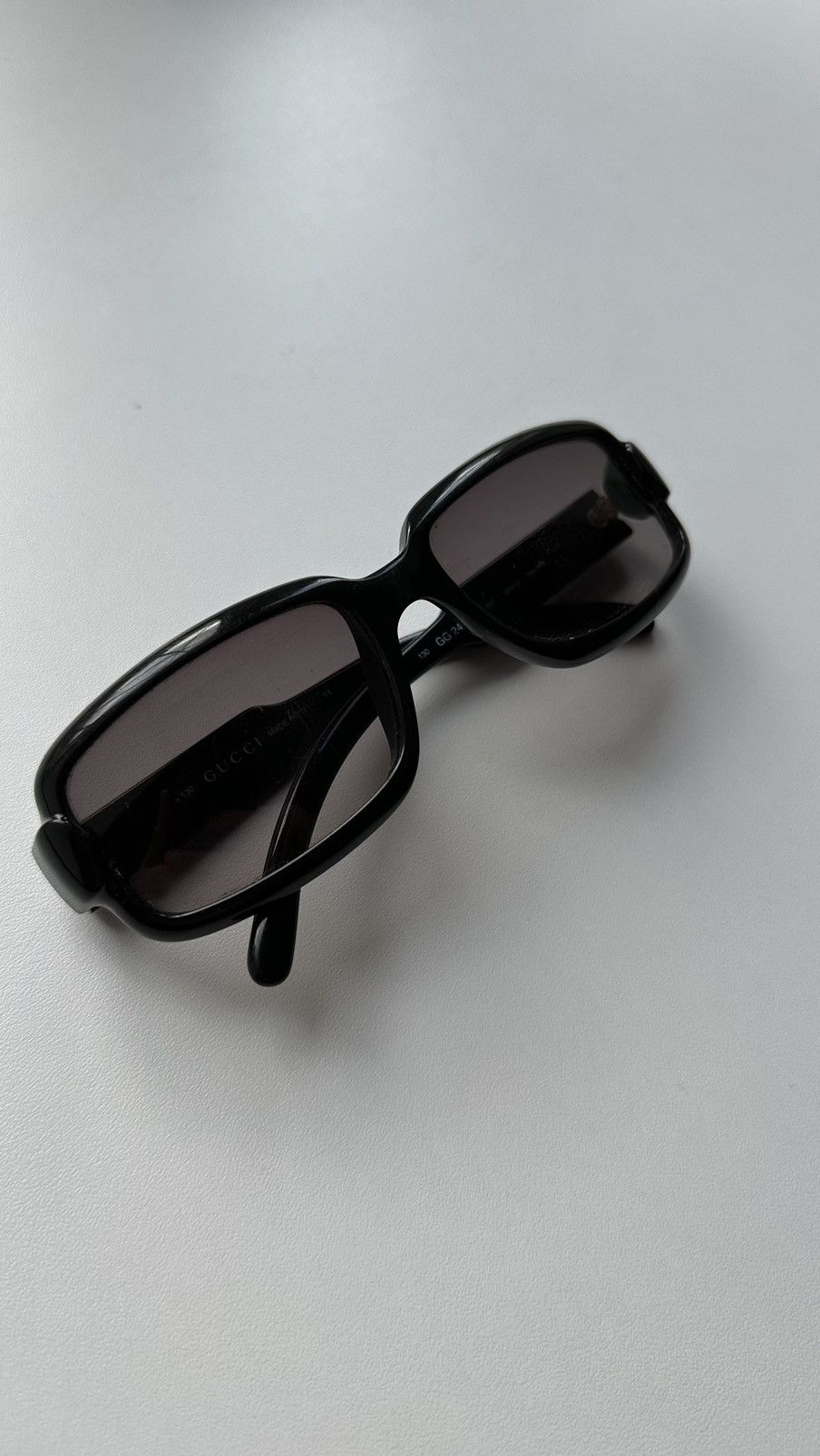 Gucci × Vintage Black Vintage Gucci Sunglasses Men GG 2475/S Optyl
