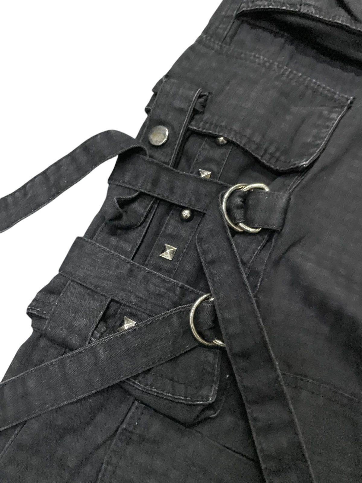 Hysteric Glamour × Japanese Brand × Tripp NYC Planet Five Japan Raver Studded Bondage Loose Jeans Size US 33 - 13 Thumbnail