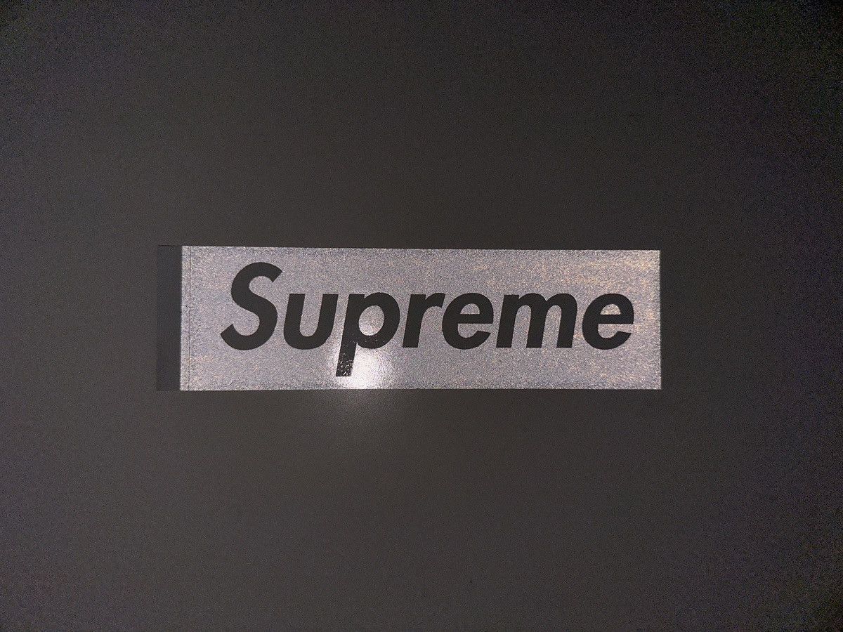Supreme Supreme 3M Reflective Box Logo Sticker Size ONE SIZE - 1 Thumbnail