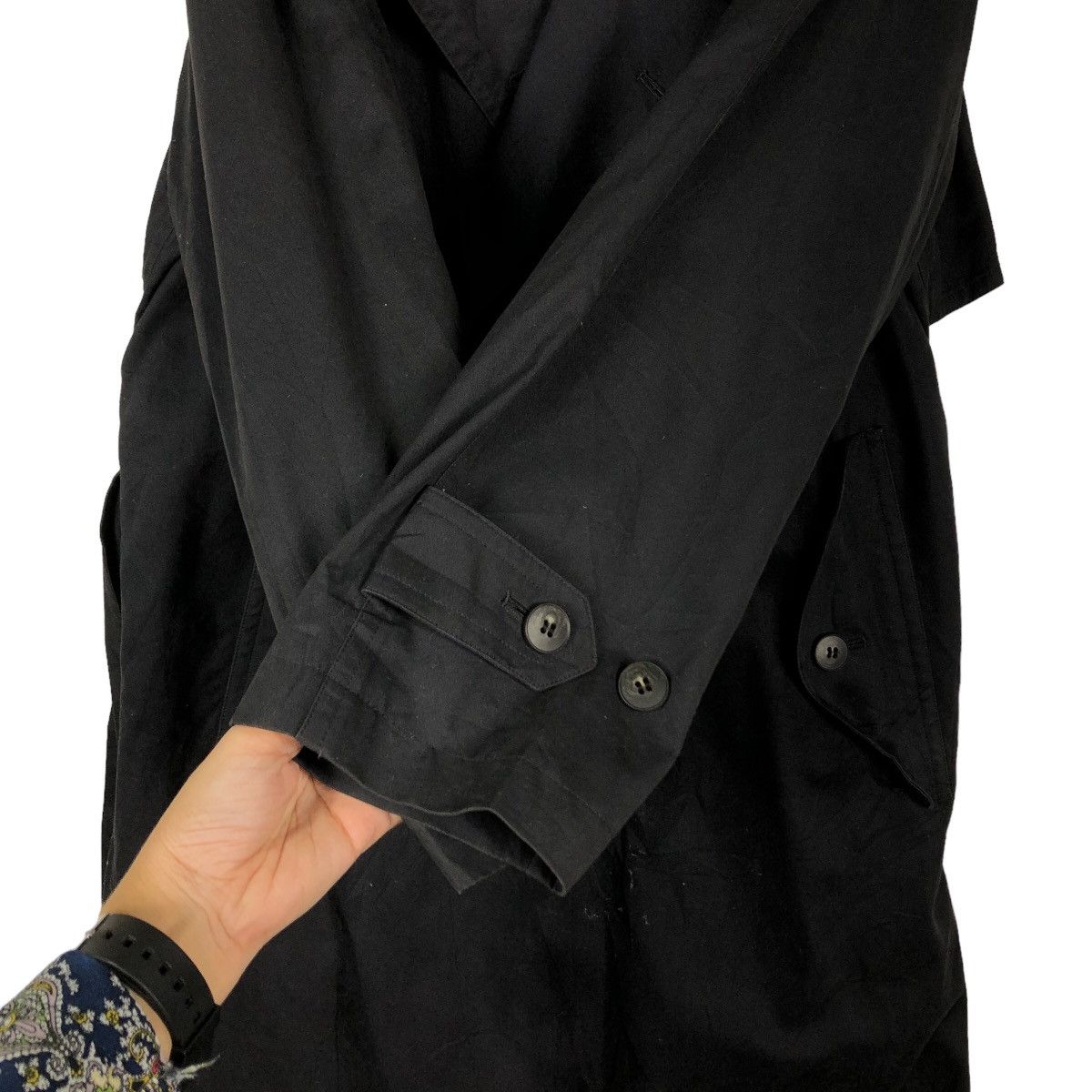 Yohji Yamamoto 🔥Vintage Long Jacket Bondage Robed Studio by D’Urban Japan Size US M / EU 48-50 / 2 - 16 Thumbnail