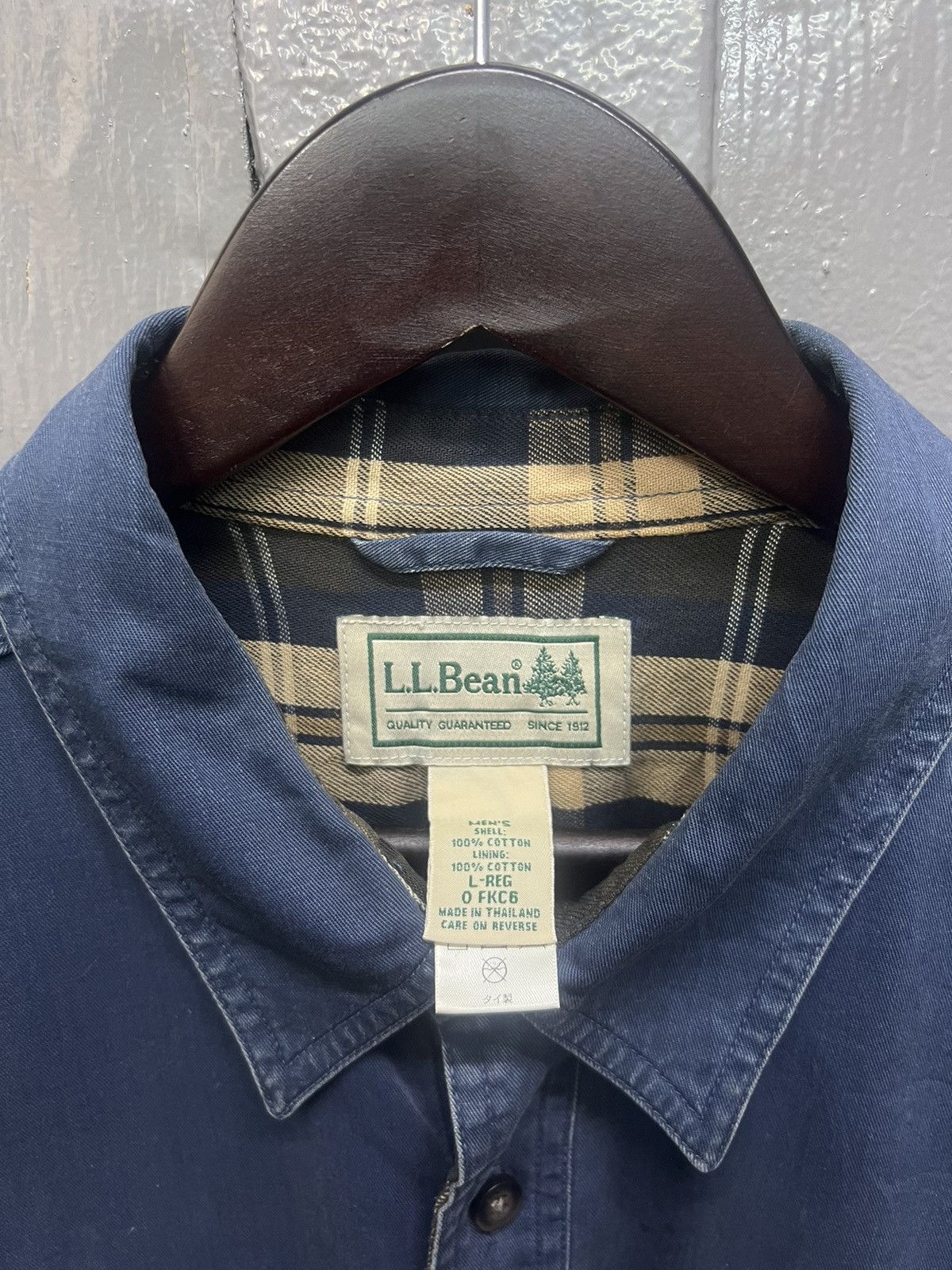 L.L. Bean Vintage LL Bean Cotton Shirt Button Up Size US L / EU 52-54 / 3 - 5 Thumbnail