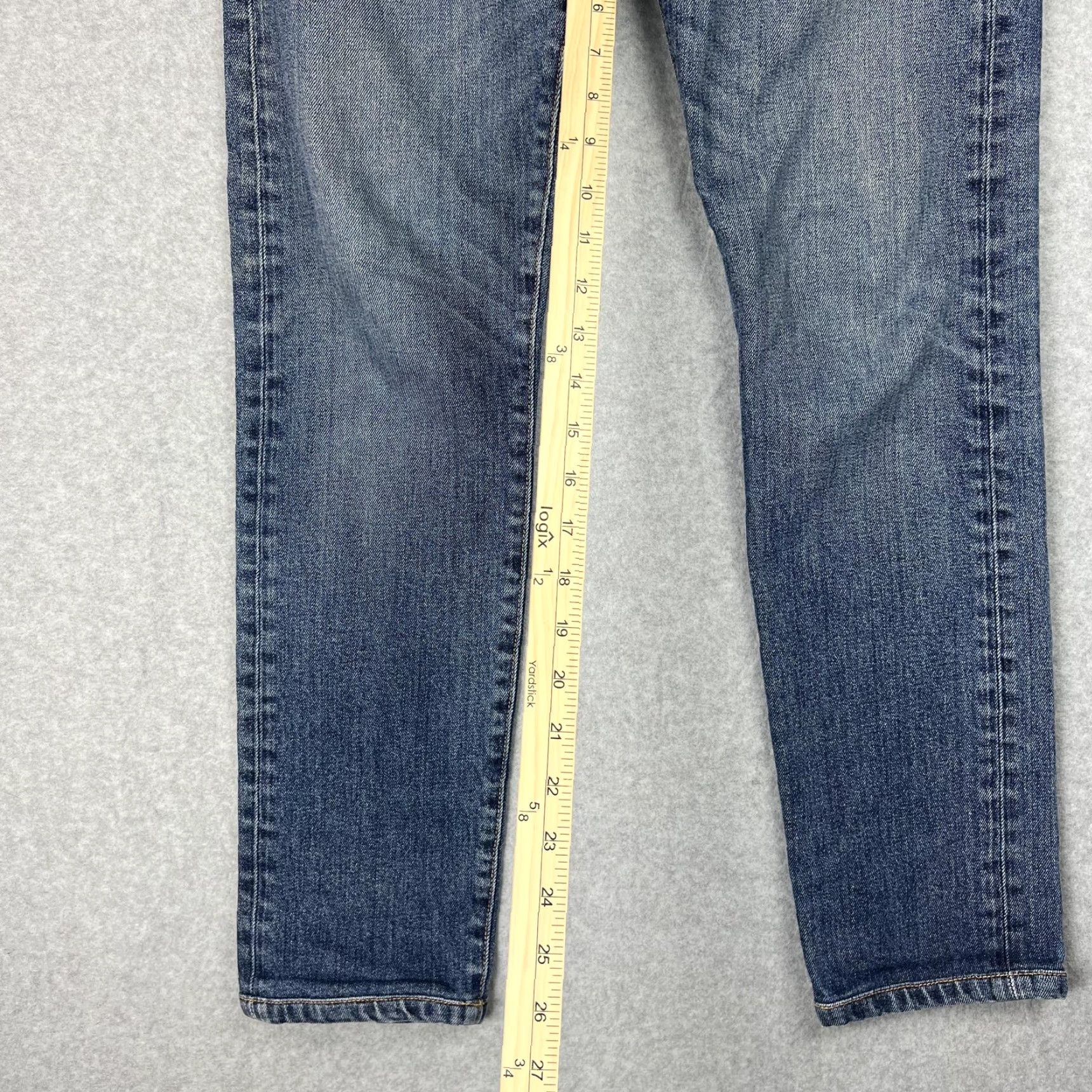 Buck Mason Buck Mason Jeans Mens 30 Blue Denim Slim Fit Button Fly Made USA Stretch Size US 30 / EU 46 - 3 Thumbnail