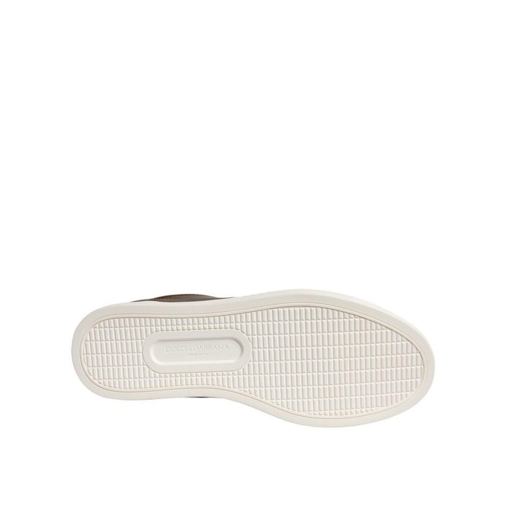 Dolce & Gabbana Dolce & Gabbana Gold Leather Logo London Men Sneaker Shoes Size US 7 / EU 40 - 7 Thumbnail