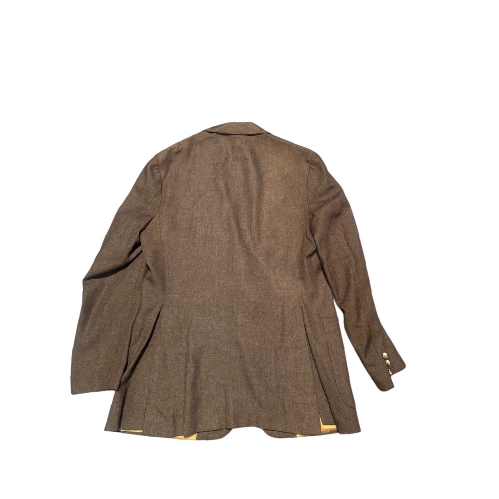 Levi's VINTAGE Levi's Blazer Mens 44R Brown Two-Button Sport Coat Jacket Preppy Size 44R - 7 Thumbnail
