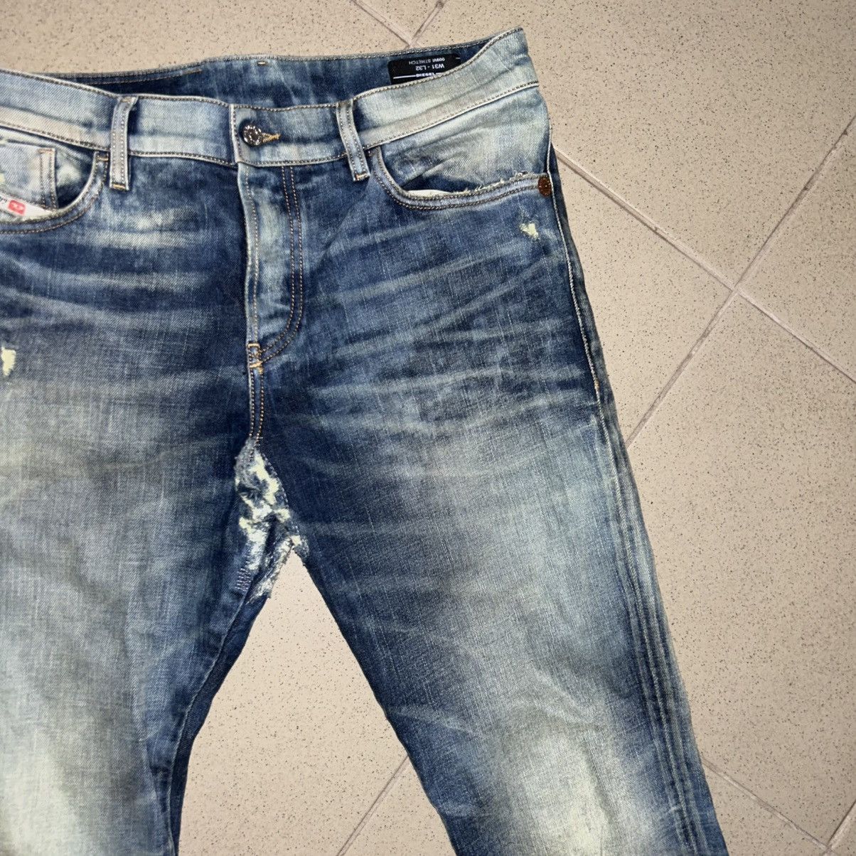 Diesel Vintage Diesel D-Kras Slim Distressed Jeans – Made in Italy Size US 31 - 5 Thumbnail