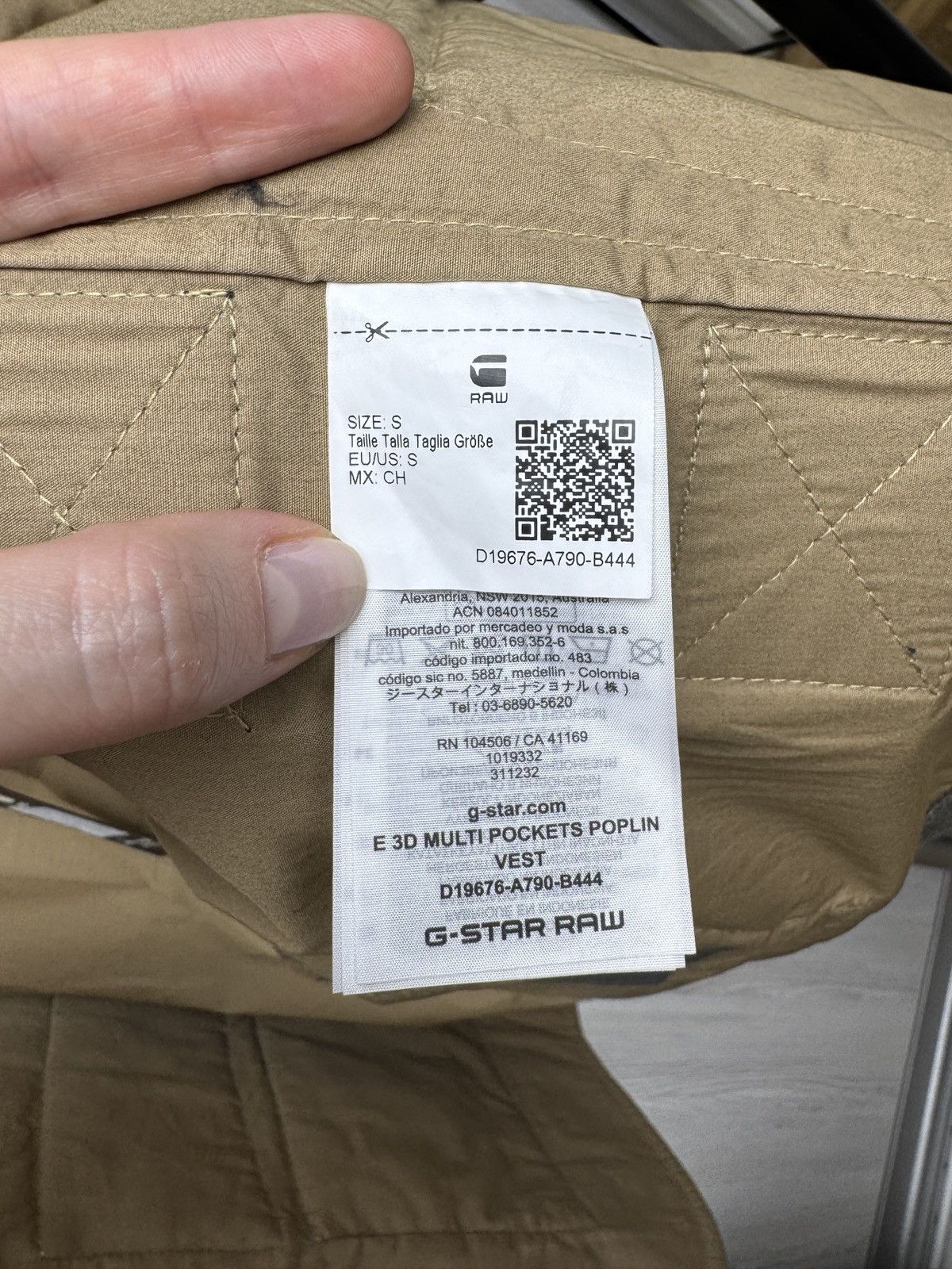 G-Star G-Star Raw E 3D Multi Pockets Poplin Vest Sand Beige Size US S / EU 44-46 / 1 - 25 Thumbnail